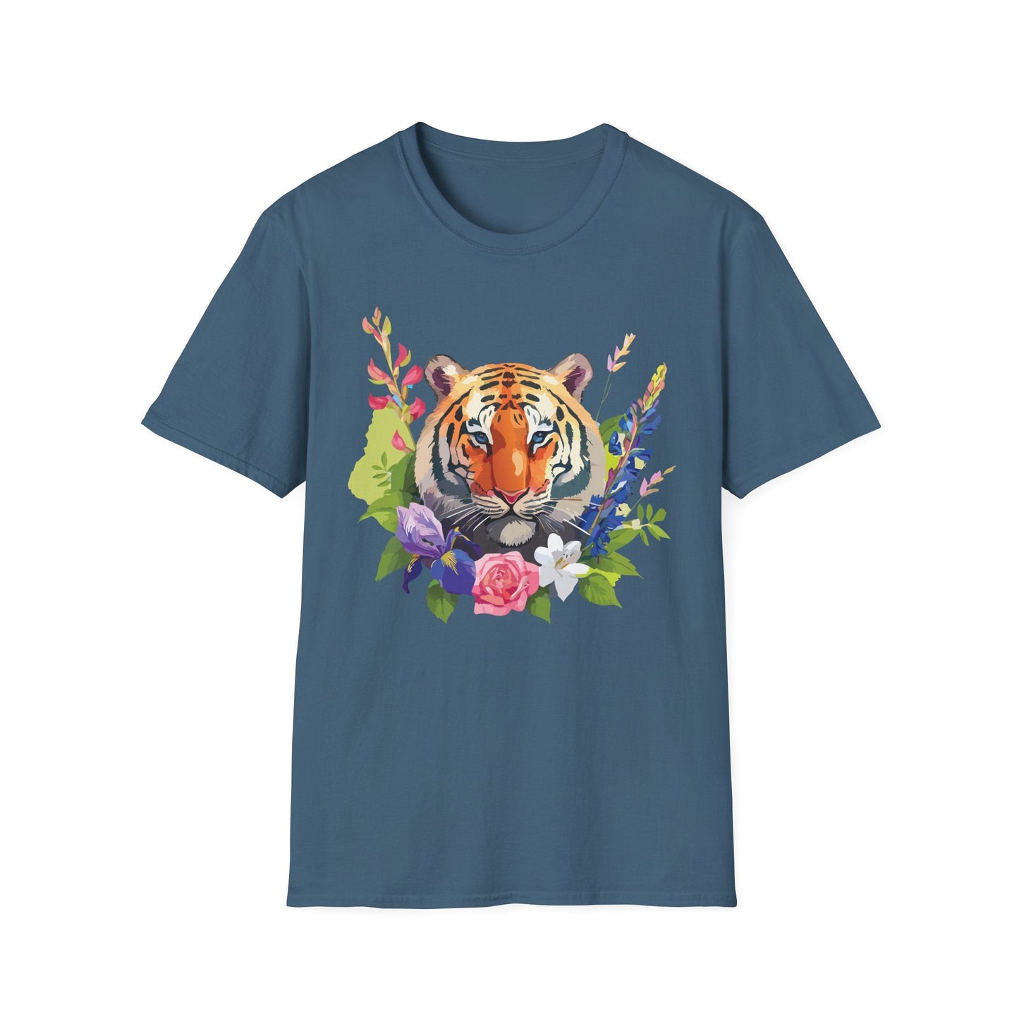 Tiger Shirt Unisex Gildan Softstyle Tee 100 Percent Ring Spun Cotton