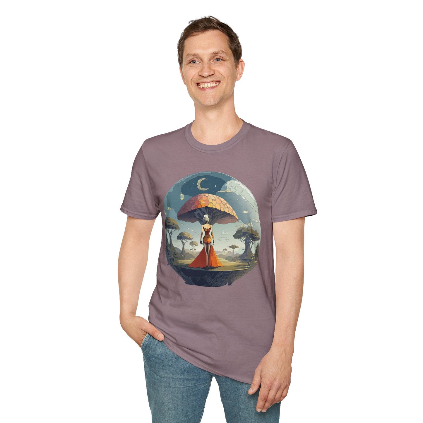 Womens Graphic T Shirts Art Design Shirt Softstyle Casual Tee 64000 Gildan Ring Spun Cotton