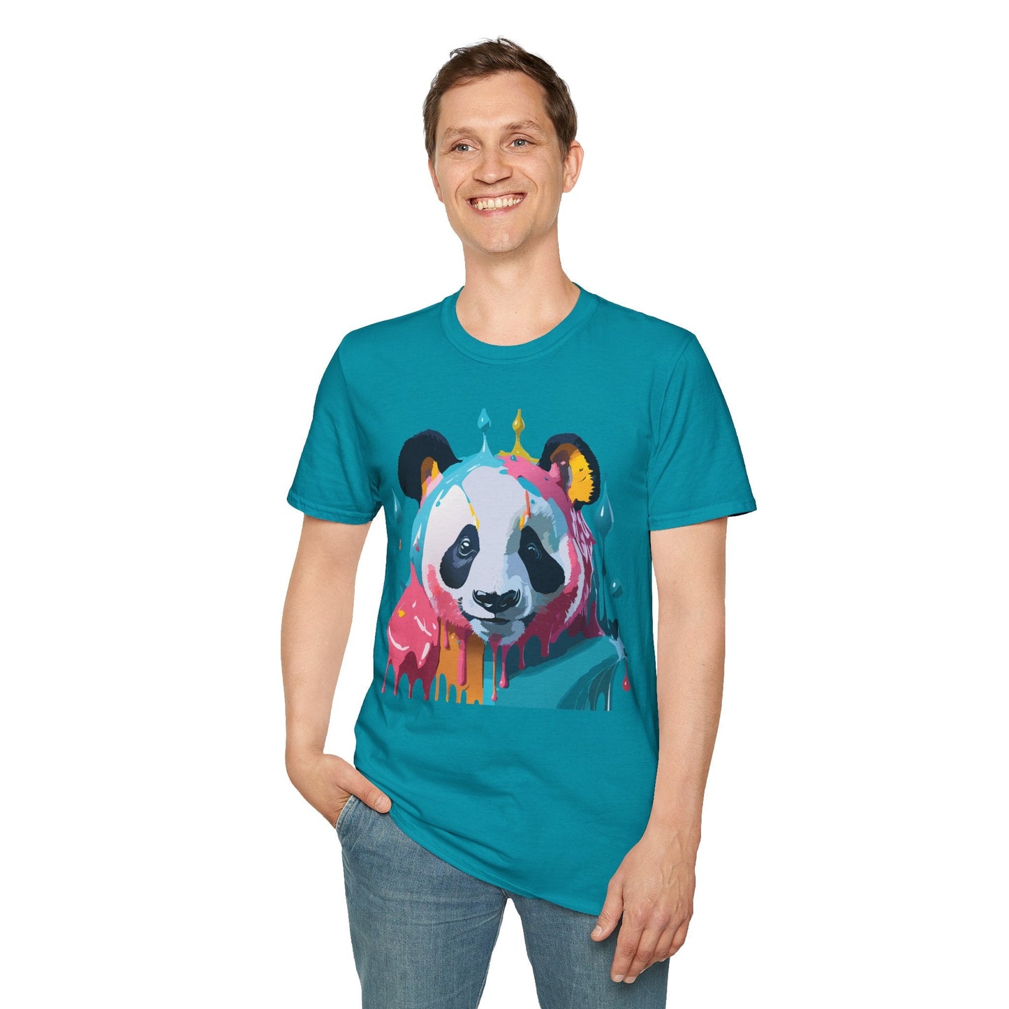 Panda Shirt Unisex T Shirt Panda Lover Gift Gildan Softstyle Tee 100 Percent Cotton