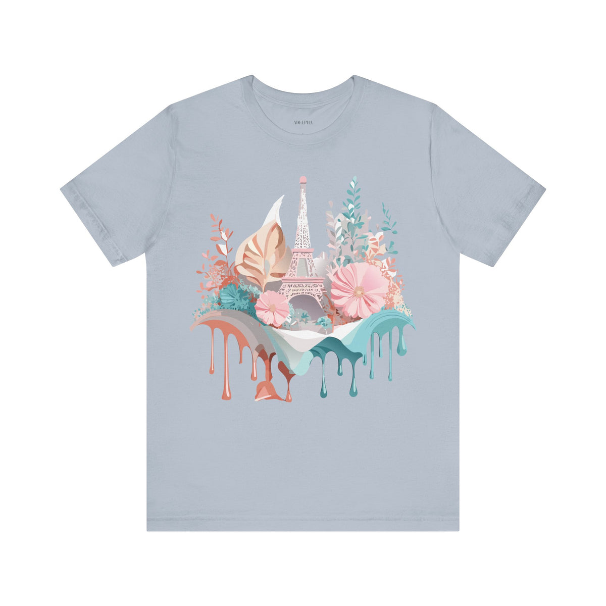 Unisex Cotton Bella+Canvas Tee with Paris