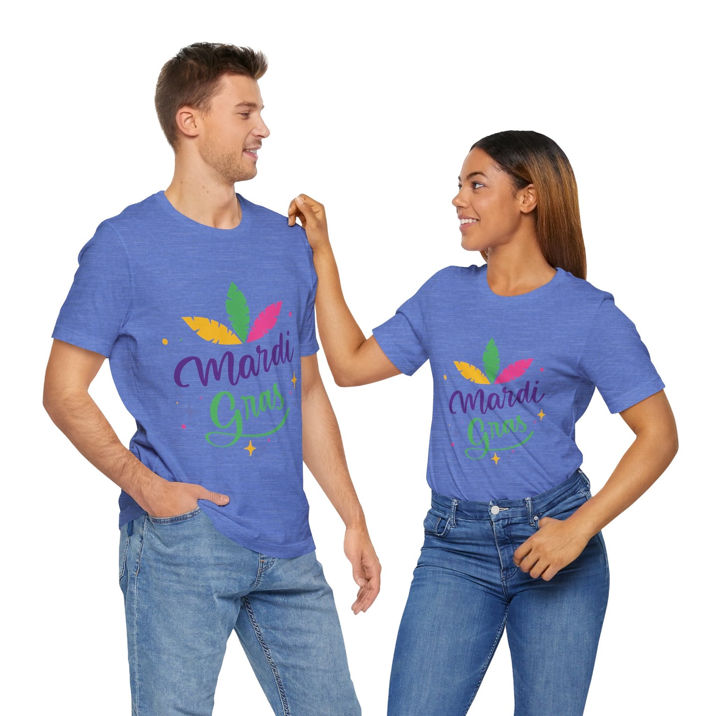 Unisex Cotton Tee Shirt for Mardi Gras