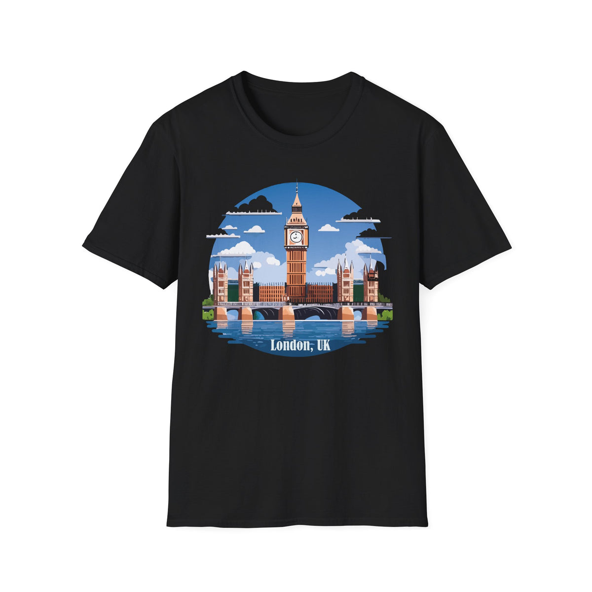 Big Ben London Skyline T-Shirt | London UK Landmark Tee