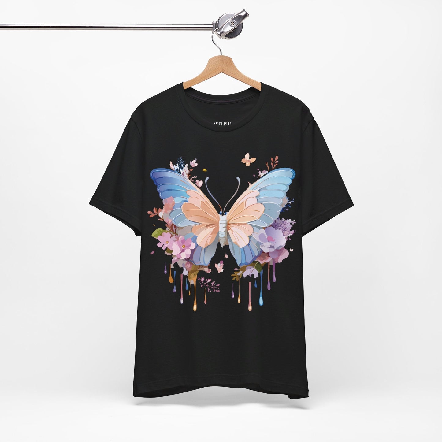 Butterfly Graphic Tee By Adelpha Unisex Short Sleeve Shirt Art Design