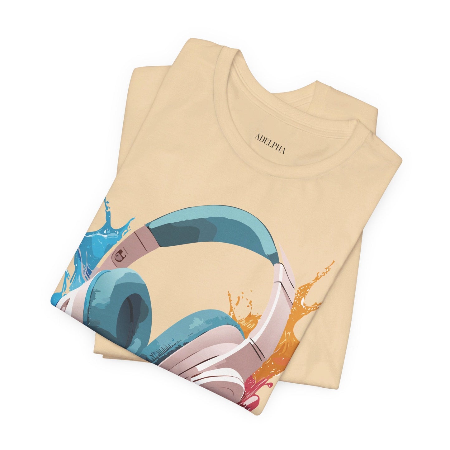Music Graphic T Shirt Unisex Jersey Short Sleeve With Vintage Inspired Artwork Adelpha
