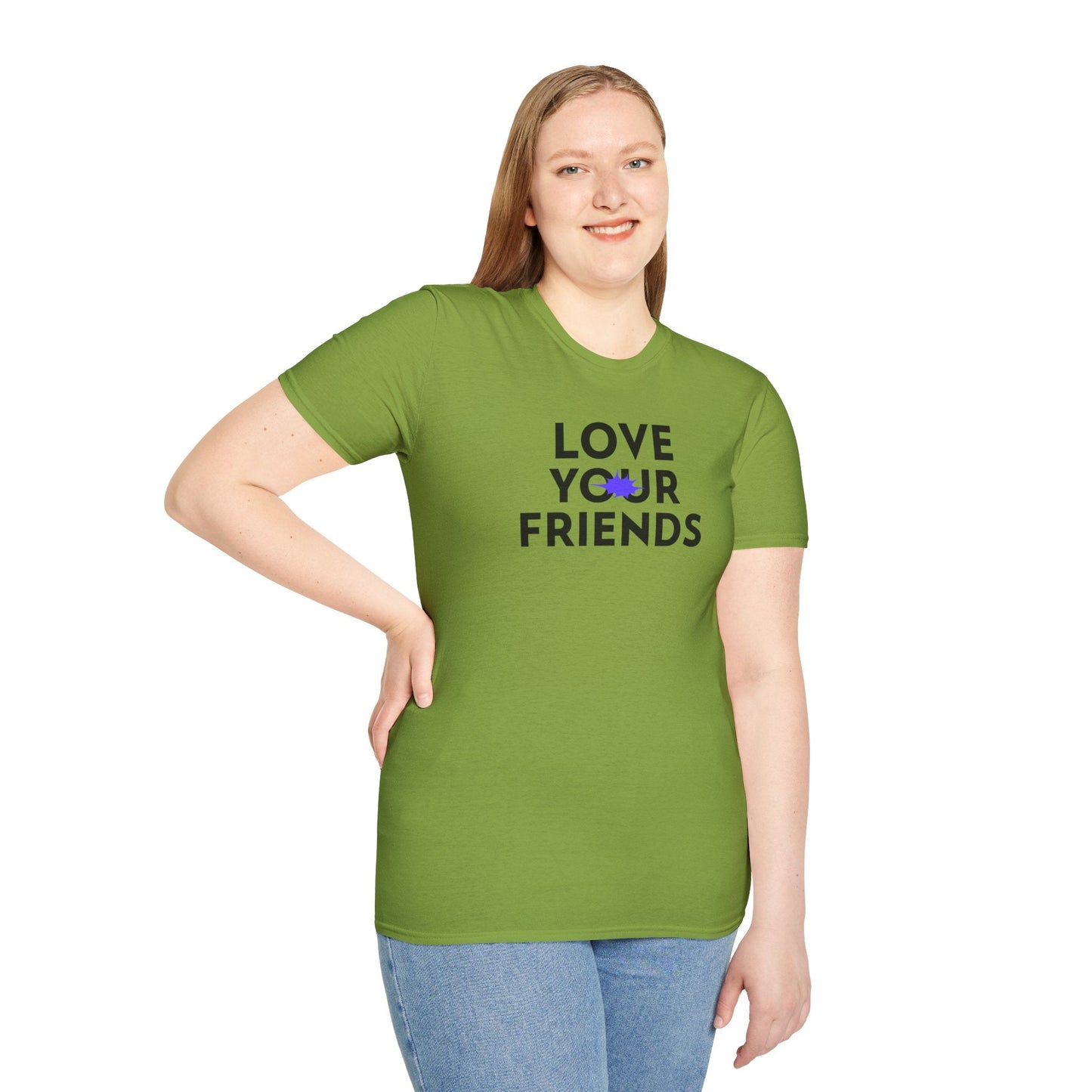 Positive Slogan T Shirts Unisex Gildan Softstyle 64000 Ring Spun Cotton Tee With Positive Quotes