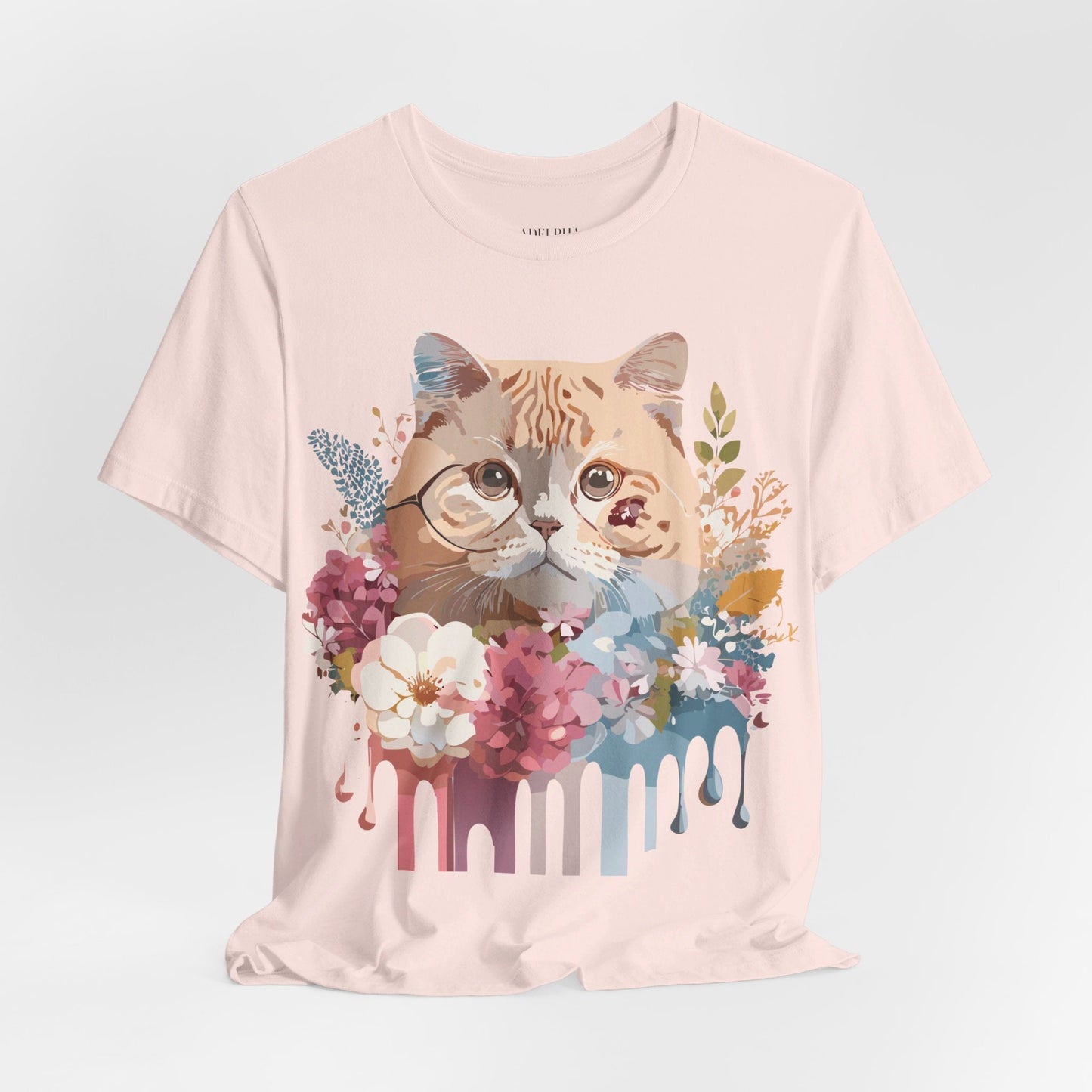Cat Graphic Tee Unisex Vintage Inspired Shirt By Adelpha Original Artwork