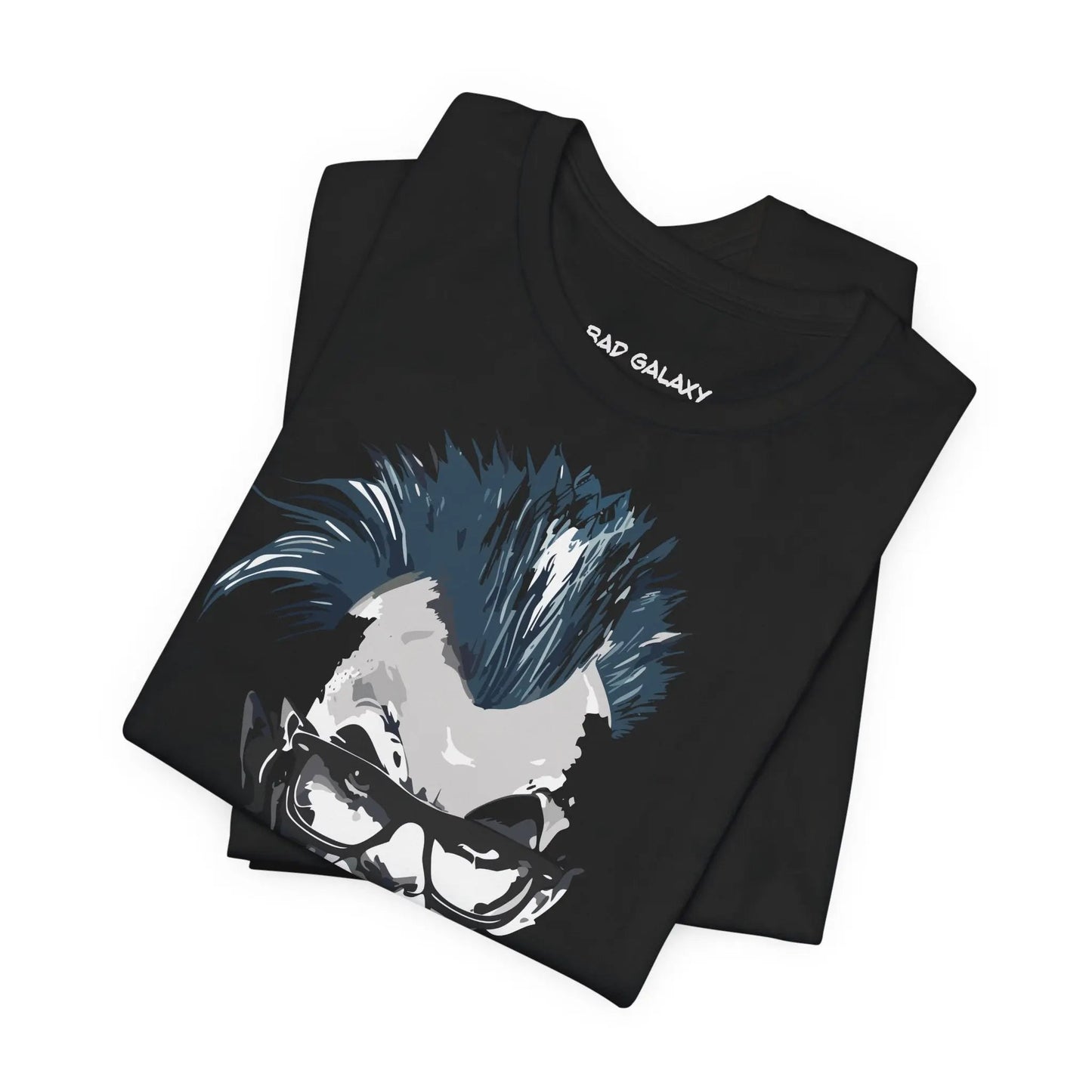 Punk Rock Tee Shirt From Bad Galaxy 100 Percent Cotton Eco Friendly Inks Made To Order USA Designed