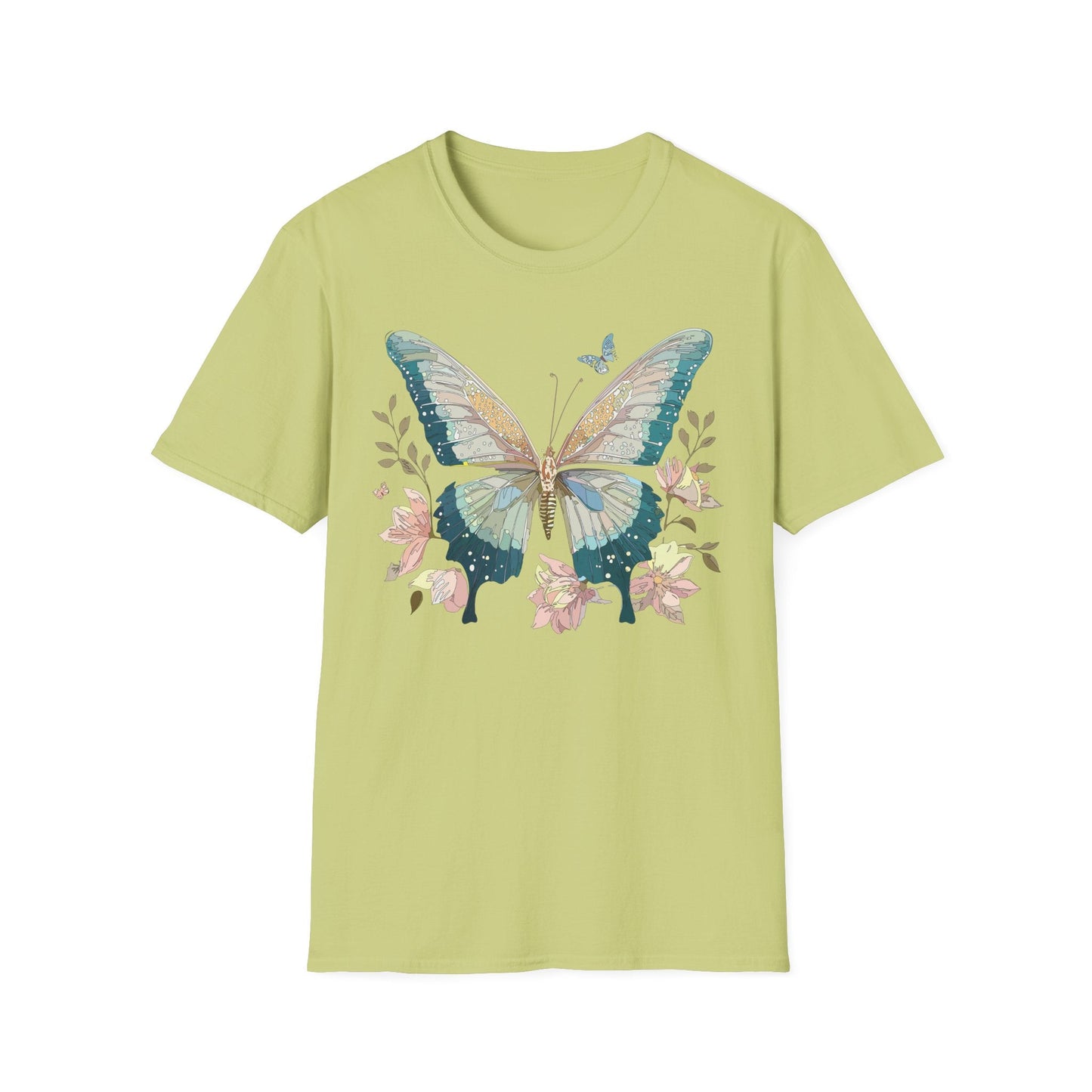 Butterfly T Shirt Unisex Softstyle Short Sleeve Gildan 64000 Monarch Inspired Shirt