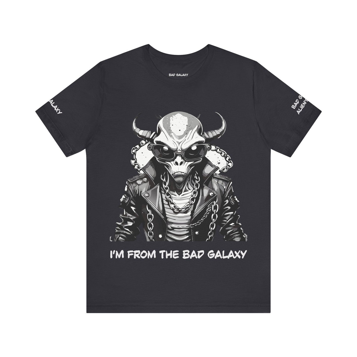 Alien Tee Shirt From Bad Galaxy 100 Cotton Made To Order With Eco Friendly Inks Free Shipping