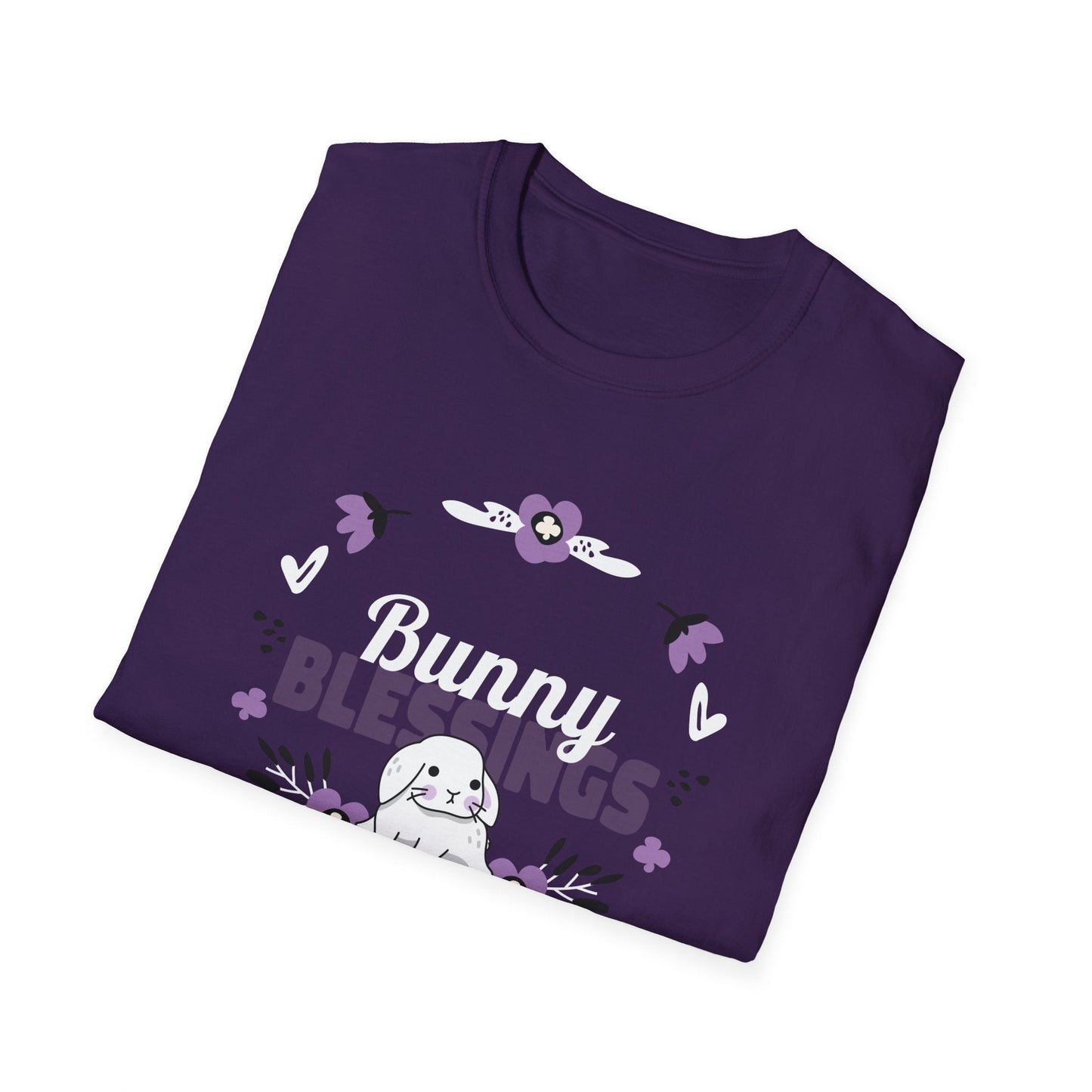 Easter Bunny T Shirt Unisex Gildan Softstyle 64000 Tee With Easter Signature Design