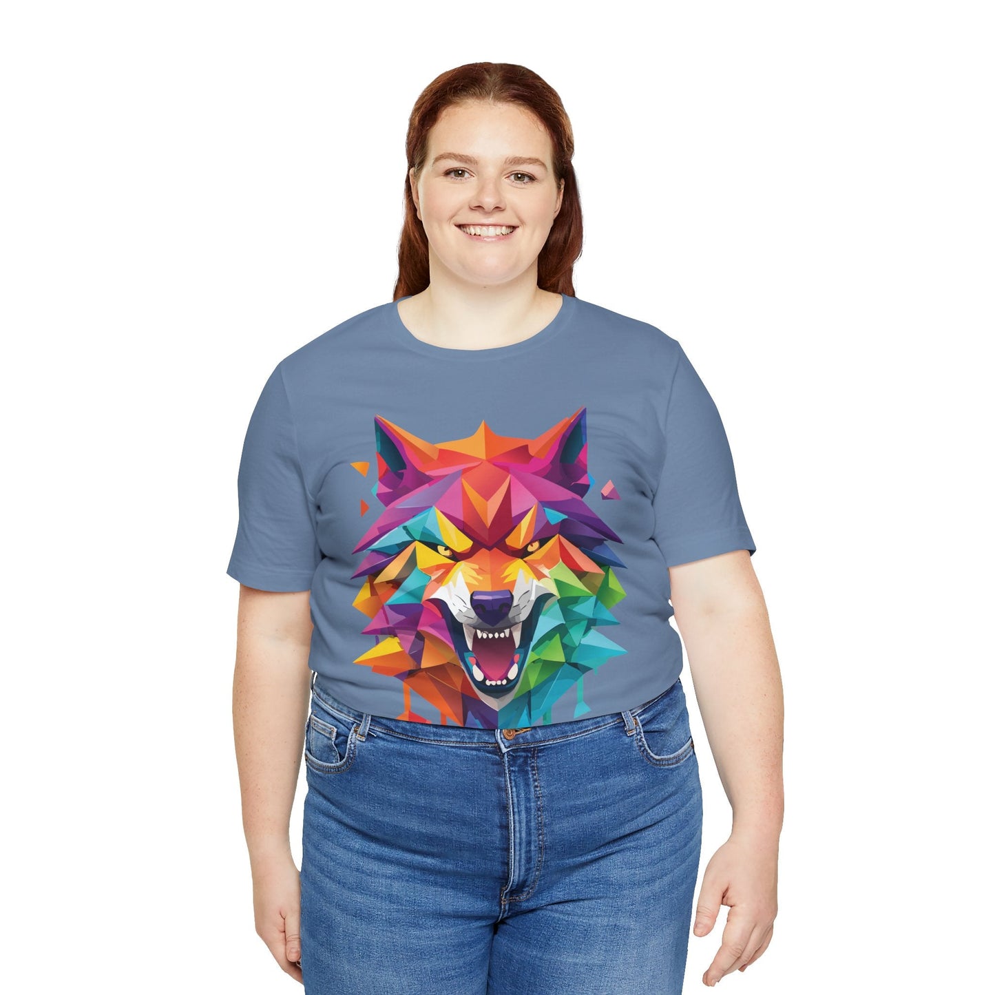 Unisex Animal Shirt With Art Design And Wild Animals Print Tee Short Sleeve Premium