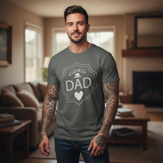 Fathers Day Graphic Garment Dyed Cotton Comfort Colors Relaxed Fit T-Shirt