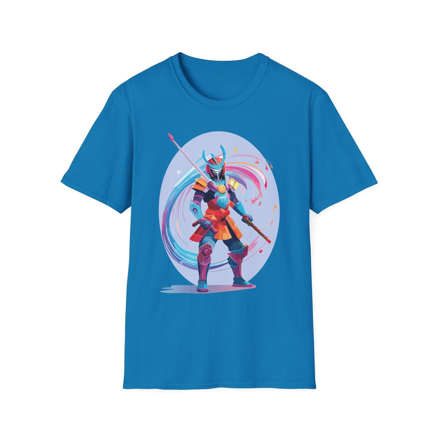 Samurai Shirt Unisex Gildan Softstyle Tee 100 Percent Ring Spun Cotton Samurai Design