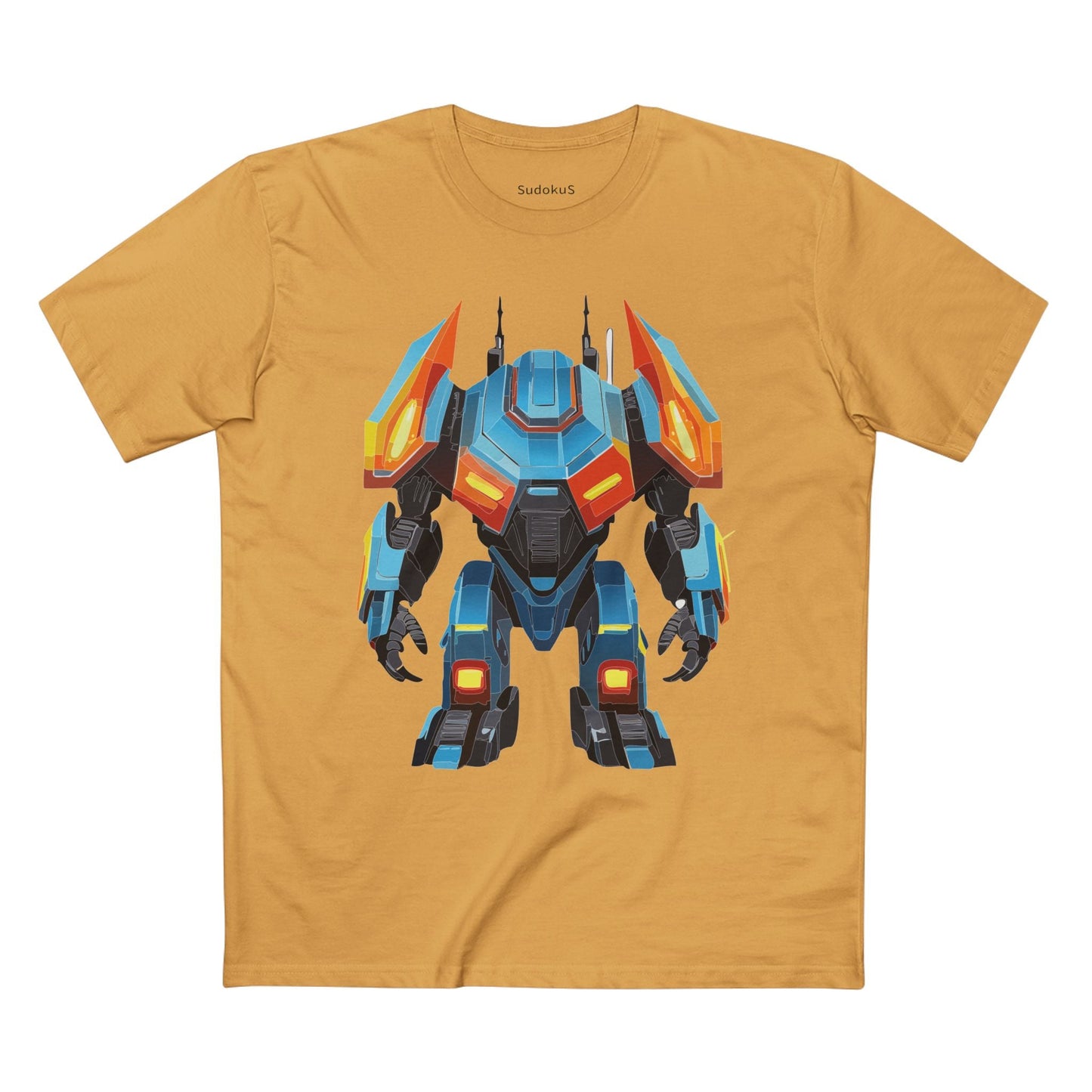 Cyborg Robot Graphic Unisex 100 Cotton Staple Tee 7