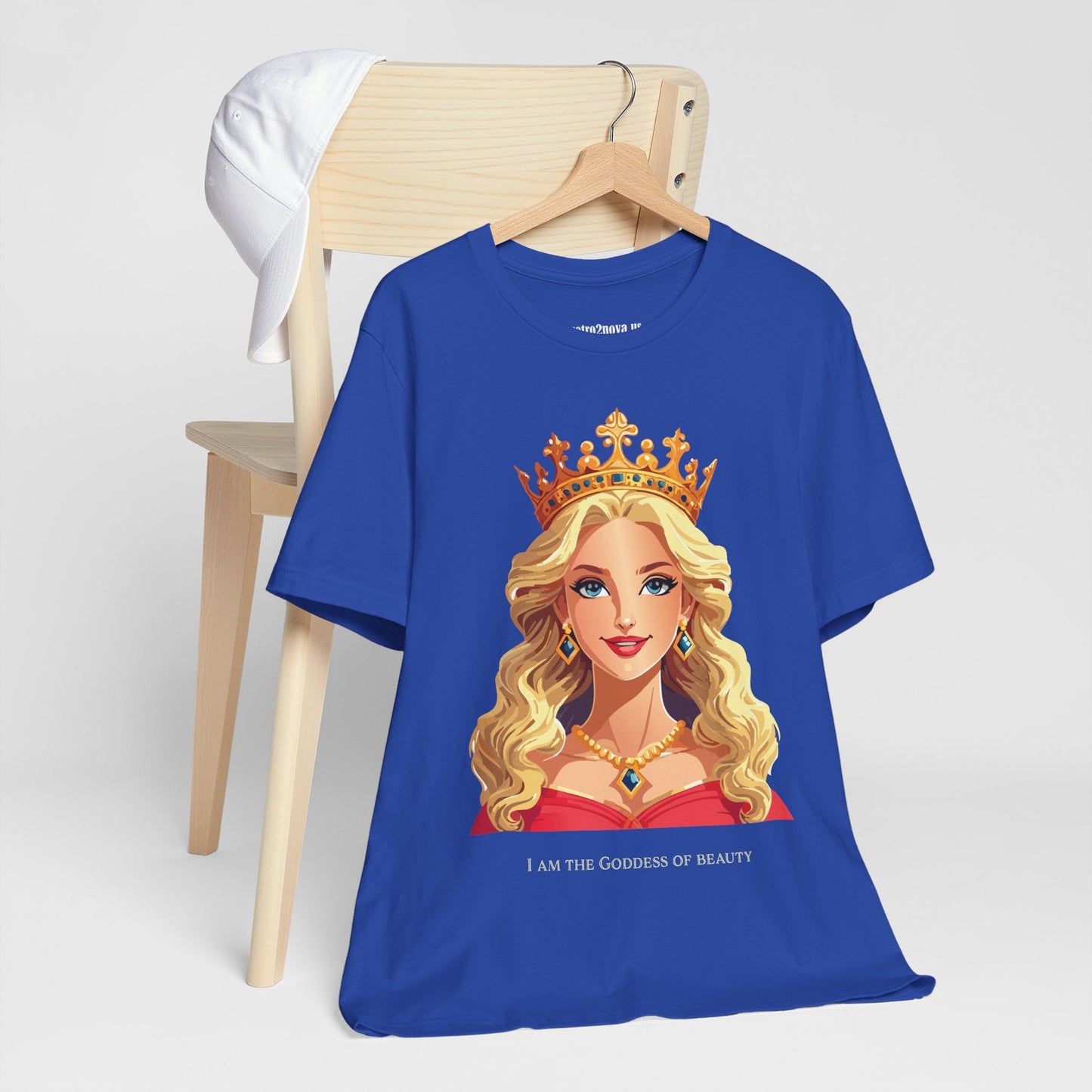 Goddess Shirt Unisex Graphic Cotton T Shirt Short Sleeve With Original Art By Retro2Nova