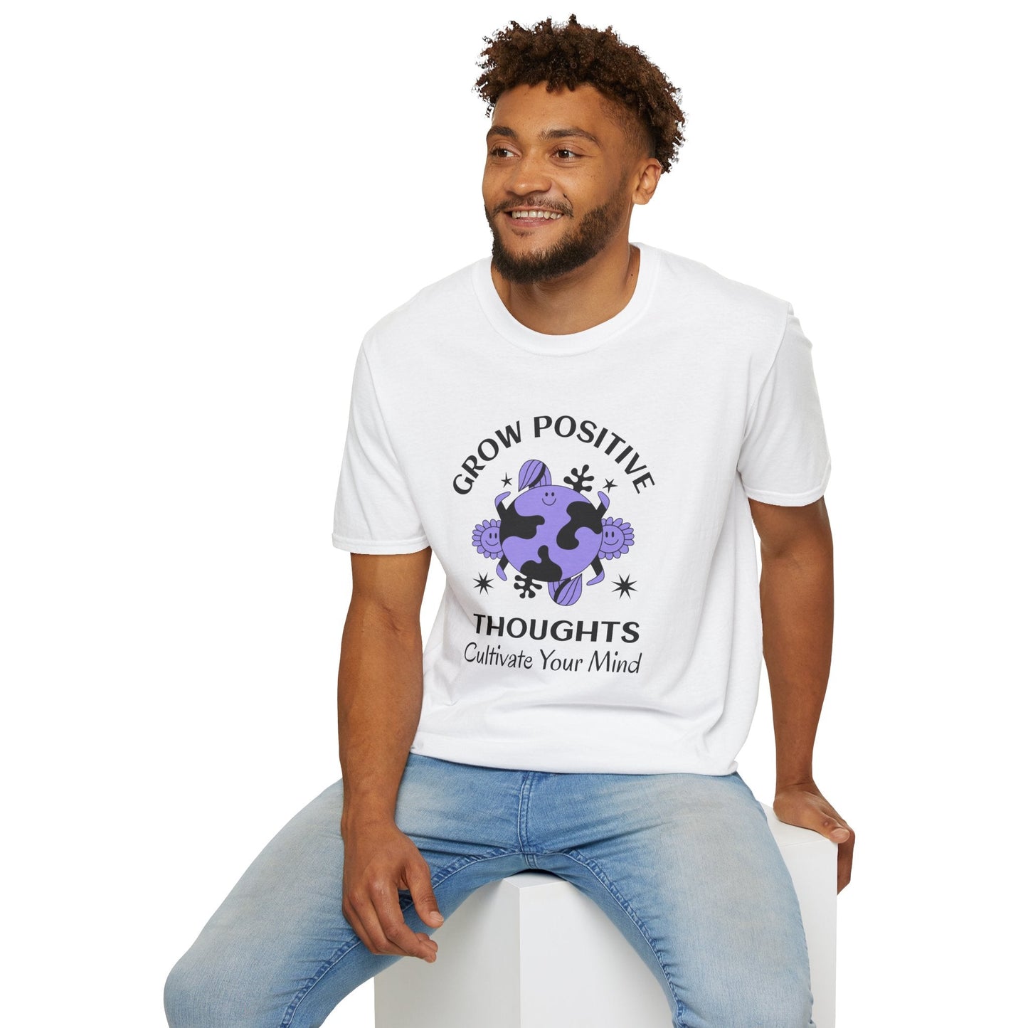 Gildan Softstyle 64000 Unisex Short Sleeve T Shirt Positive Slogan Tee With Positive Quotes And Words