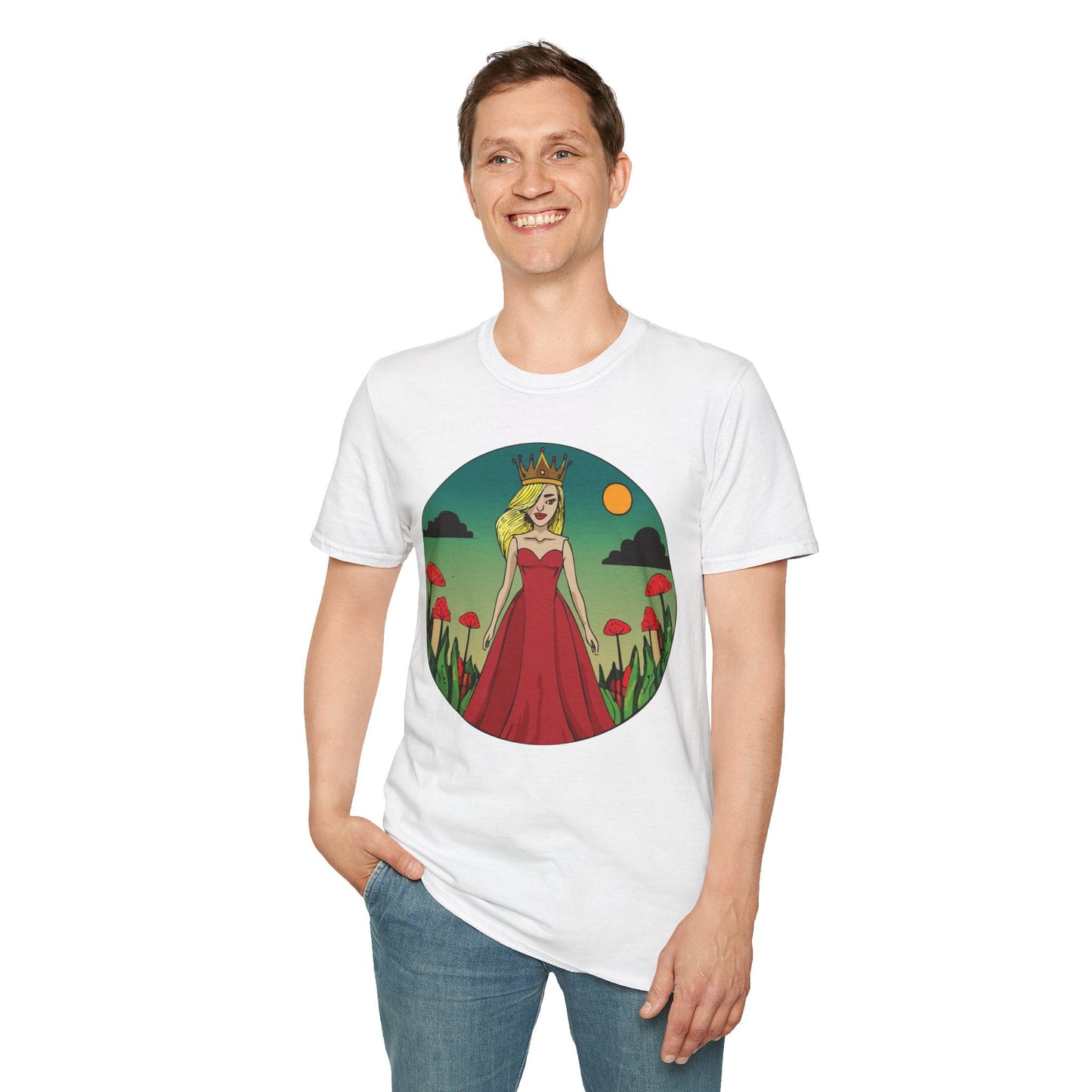 Womens Graphic T Shirt Art Design Tee Unisex Softstyle 64000 Ring Spun Cotton Daily Wear