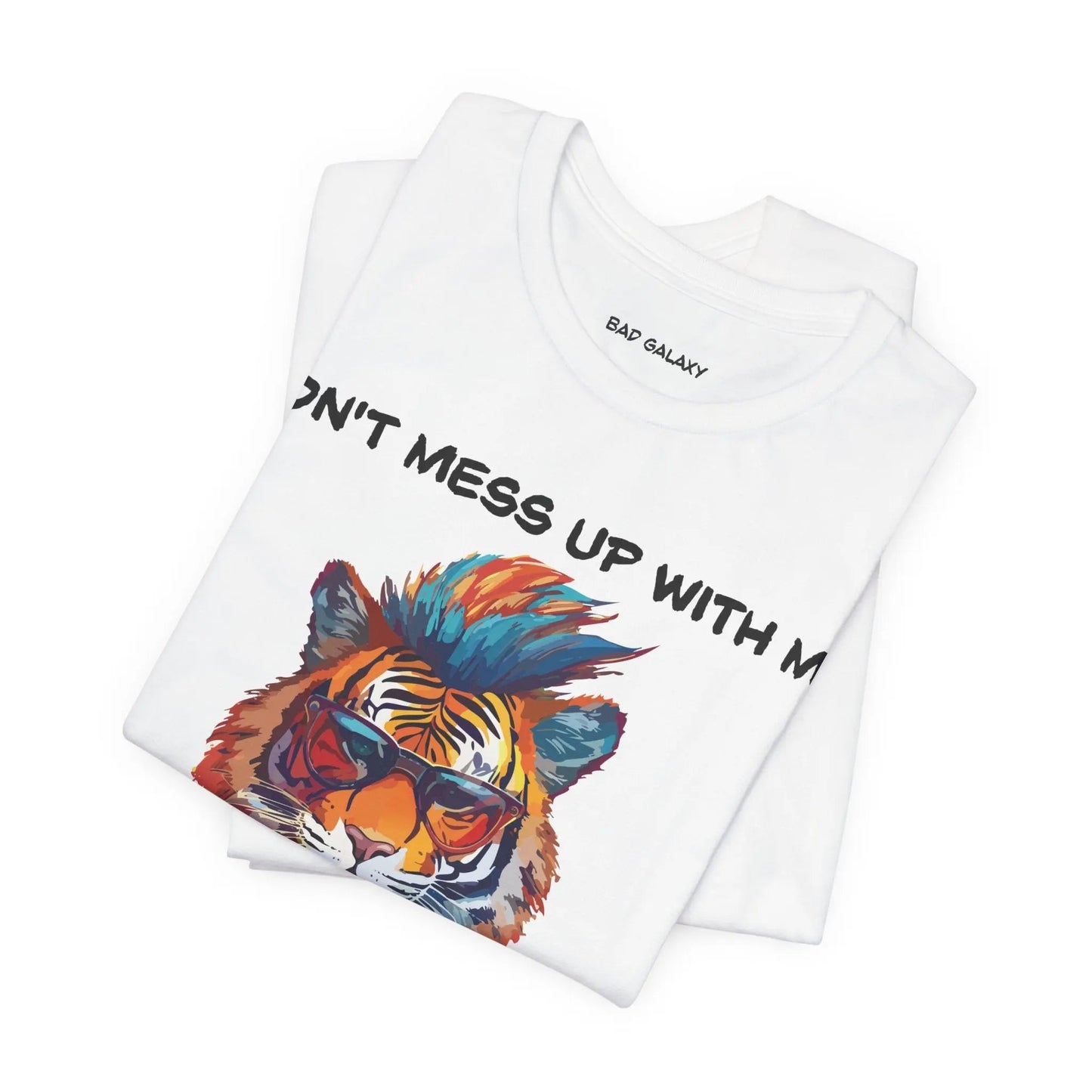 Animal T Shirt Bad Galaxy Made To Order Cotton Tee With Eco Friendly Inks Free Shipping USA