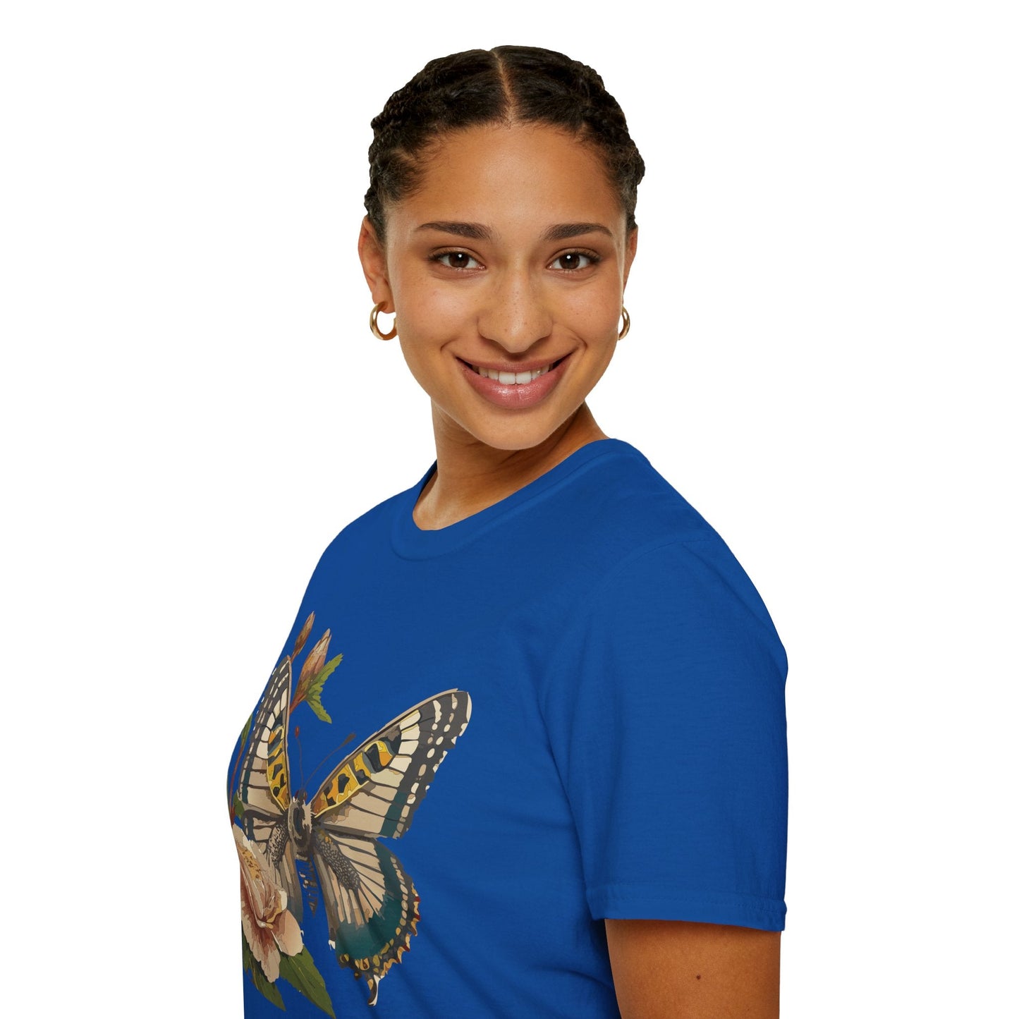 Butterfly Shirt Unisex T Shirt Monarch Butterfly Gildan Softstyle 64000 Cotton Tee