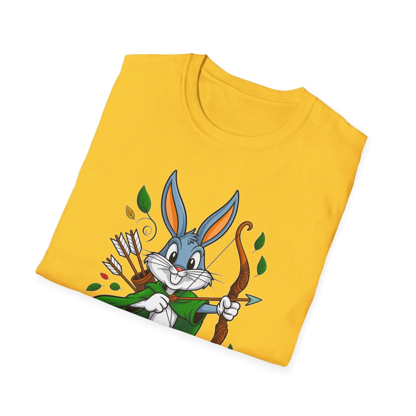 Bugs Bunny T Shirt Unisex Gildan Softstyle 100 Percent Ring Spun Cotton Cartoon Shirt Graphic