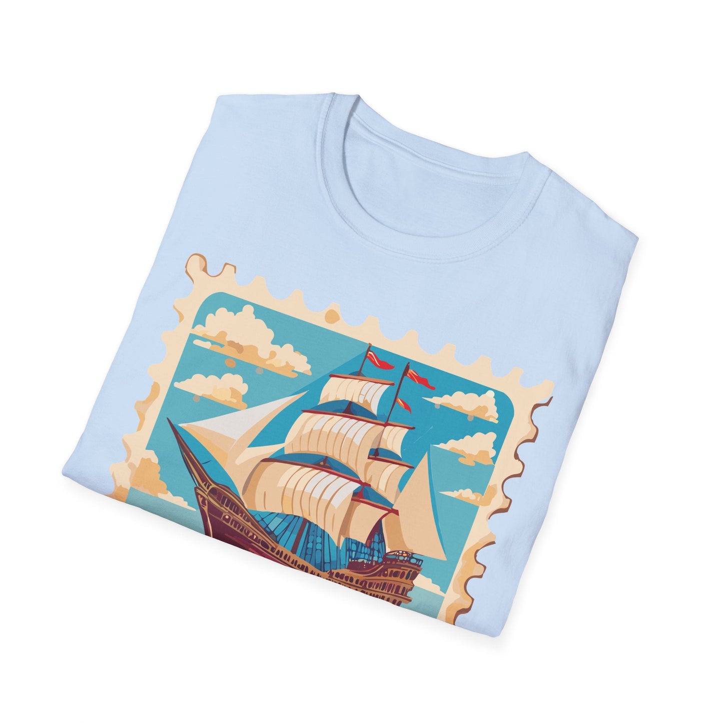 Ship T Shirts Frigate Vessel Tee Unisex Softstyle Gildan 64000 100 Percent Cotton