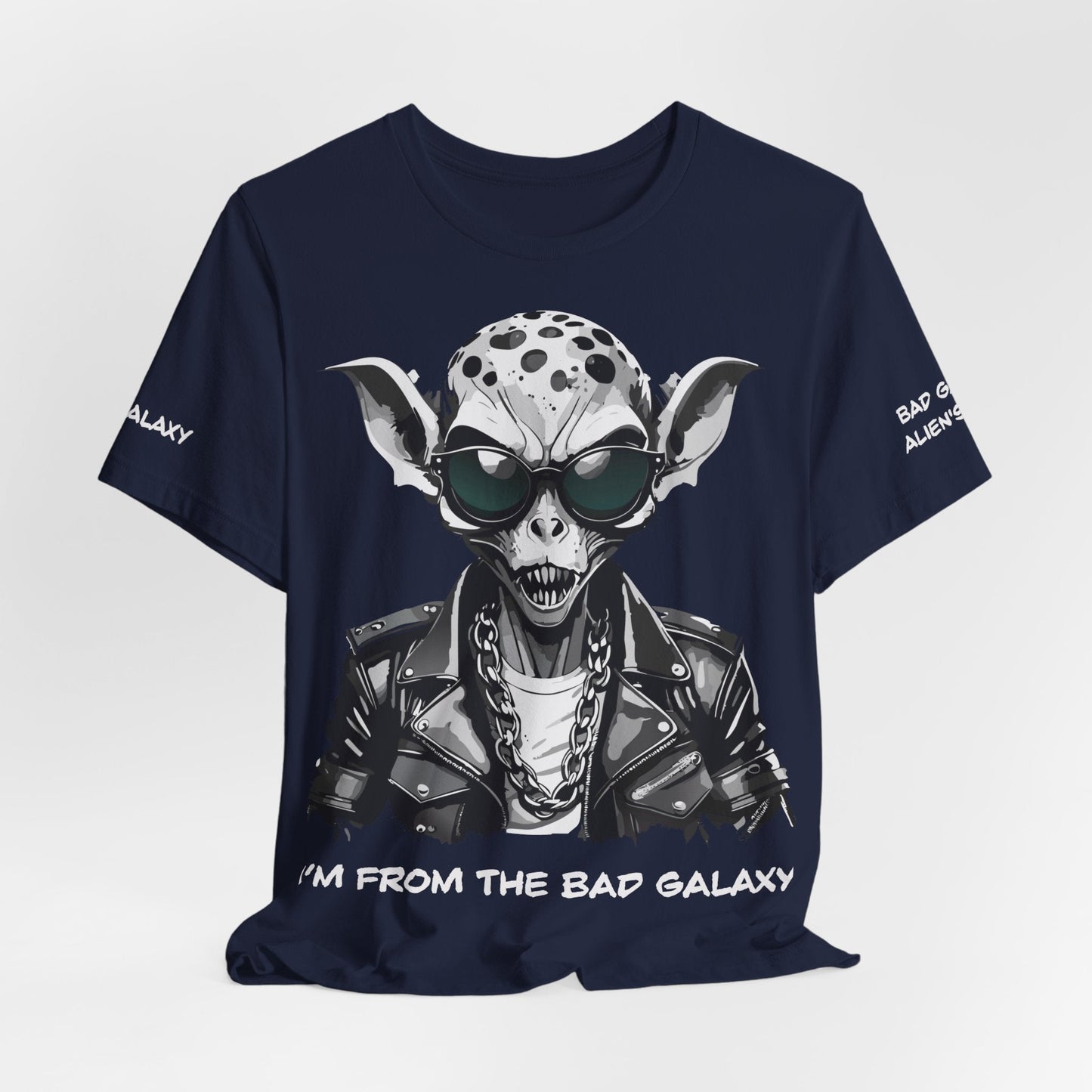 Alien Tee Shirt From Bad Galaxy Made To Order Lightweight 100 Cotton Tee With Eco Inks Free Shipping