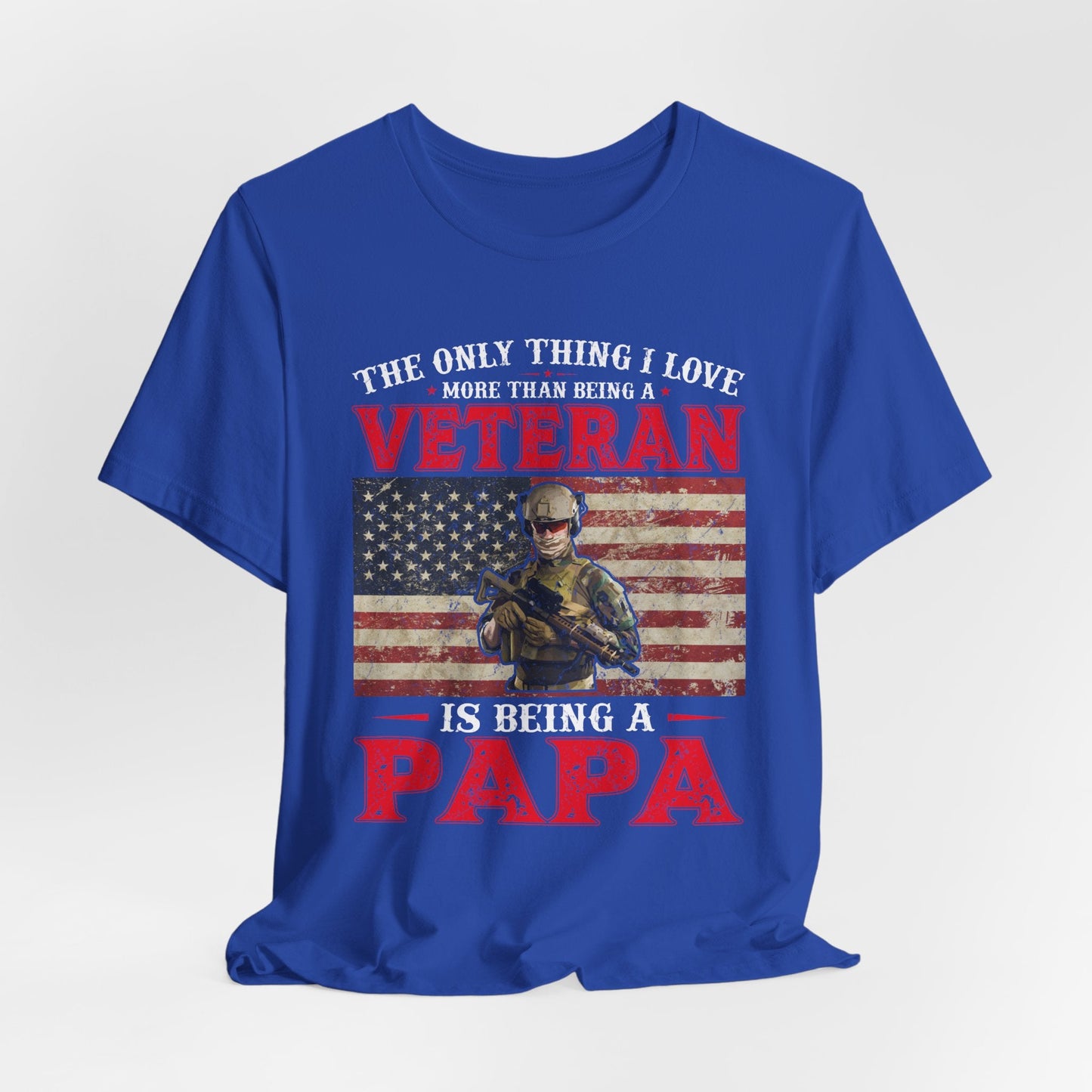 Army Veteran Patriotic Graphic Design Unisex Cotton T-Shirt v30