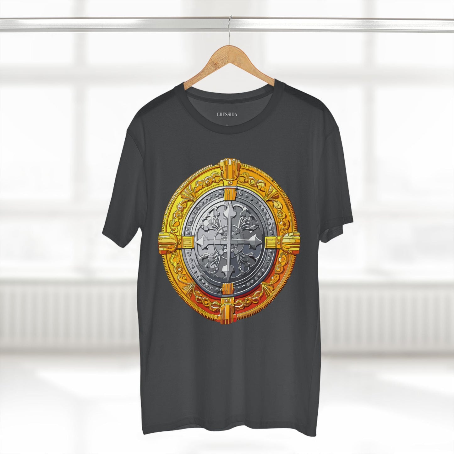 Antique Gold Coin Graphic Design T-Shirt Unisex 100 Cotton With Golden Print Artwork Tee 14