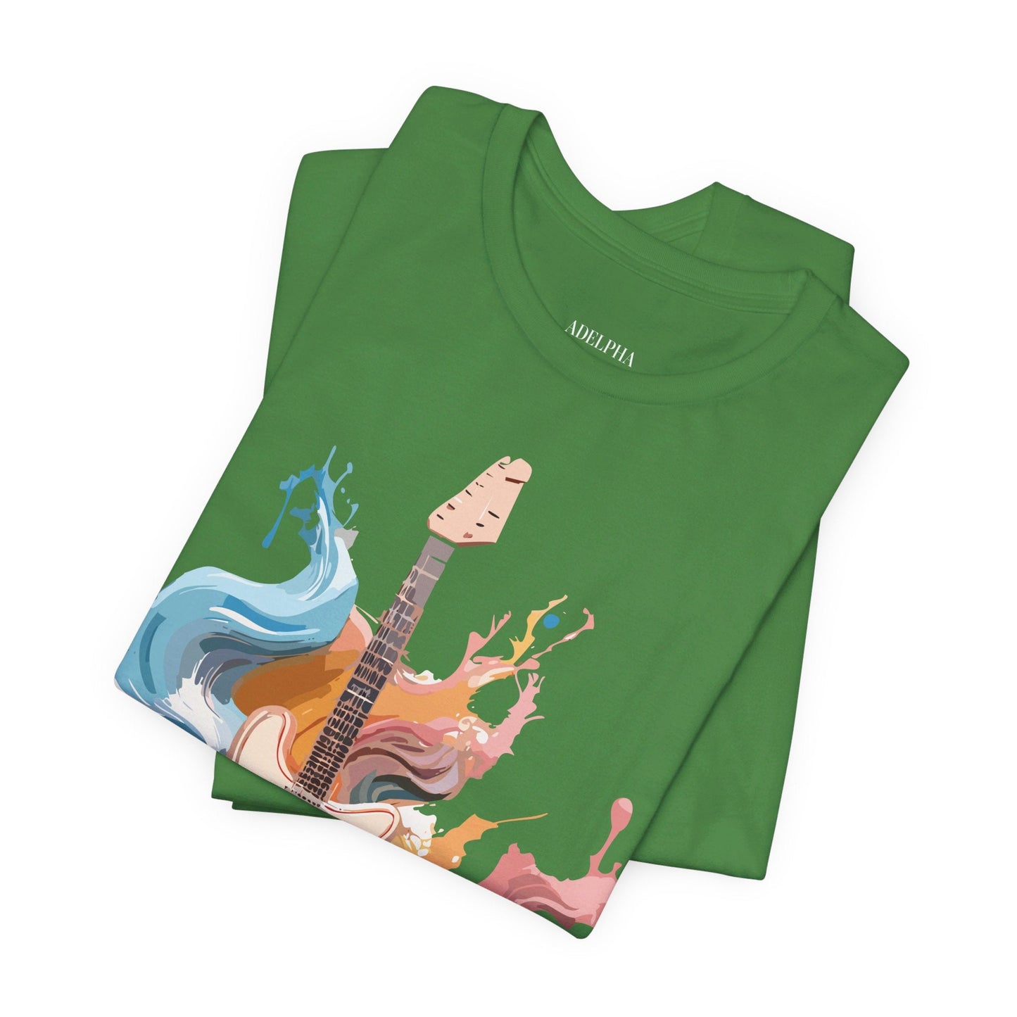Adelpha Music Graphic T Shirt Unisex Short Sleeve Vintage Inspired Art Tee For Everyday Casual Wear