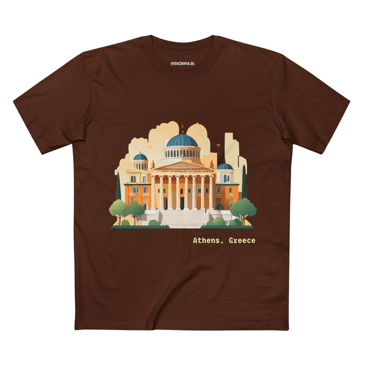 Athens Greece illustration Tee | Historic Parthenon travel souvenir