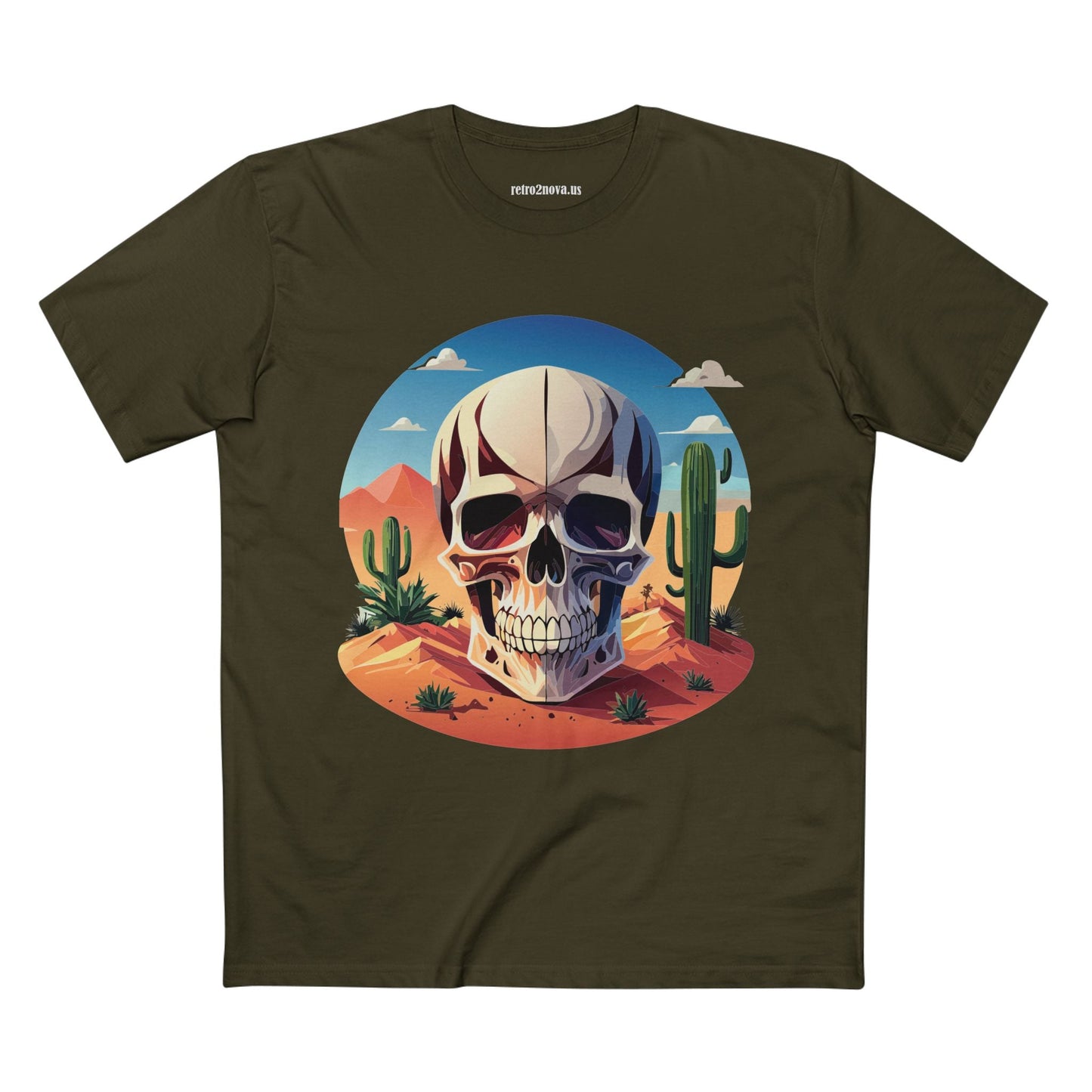 Skull Shirt Unisex Skeleton Tee Premium Cotton With Original Art By Retro2Nova Official