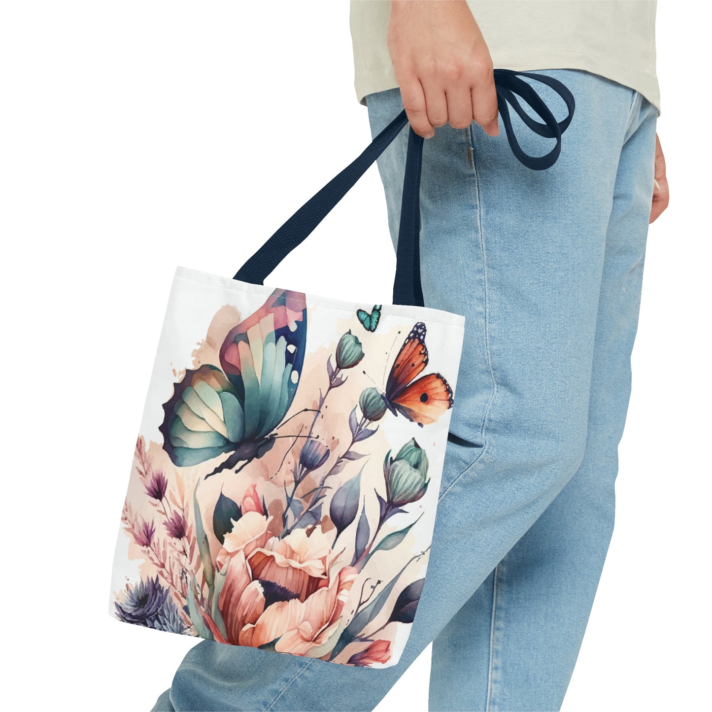 Bag with Butterfly Prints