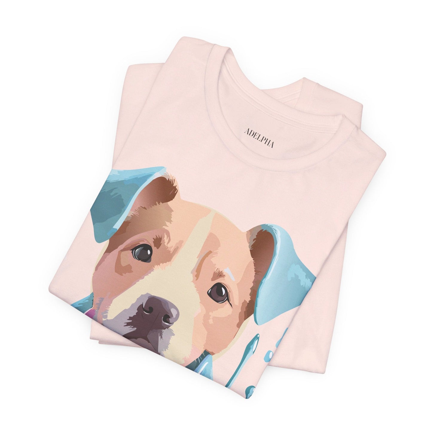 Dog Graphic T Shirt Unisex Jersey Short Sleeve Adelpha Vintage Art Tee Premium Comfort