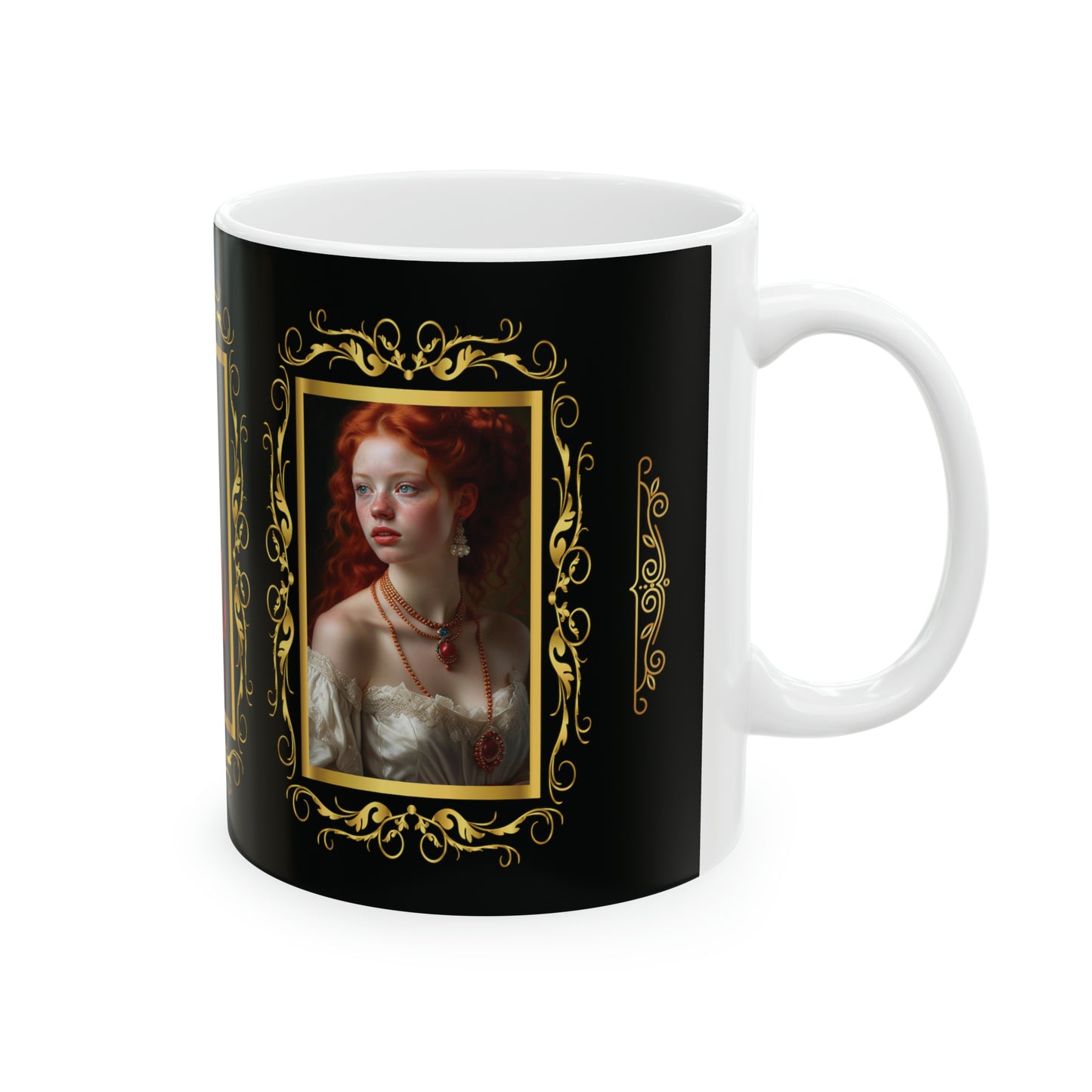 Tasse à café et à thé avec portraits antiques