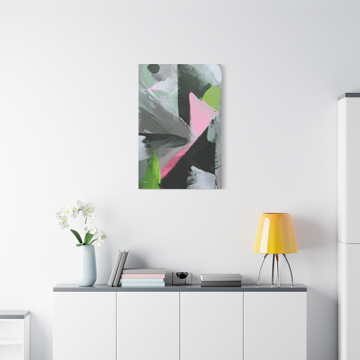 Abstract Geometric Painting Print Canvas 20x24,20x30,24x30 24x32,24x36,30x40 32x48,36x48,40x60 Pine-Wood Inner Frame ABS-41