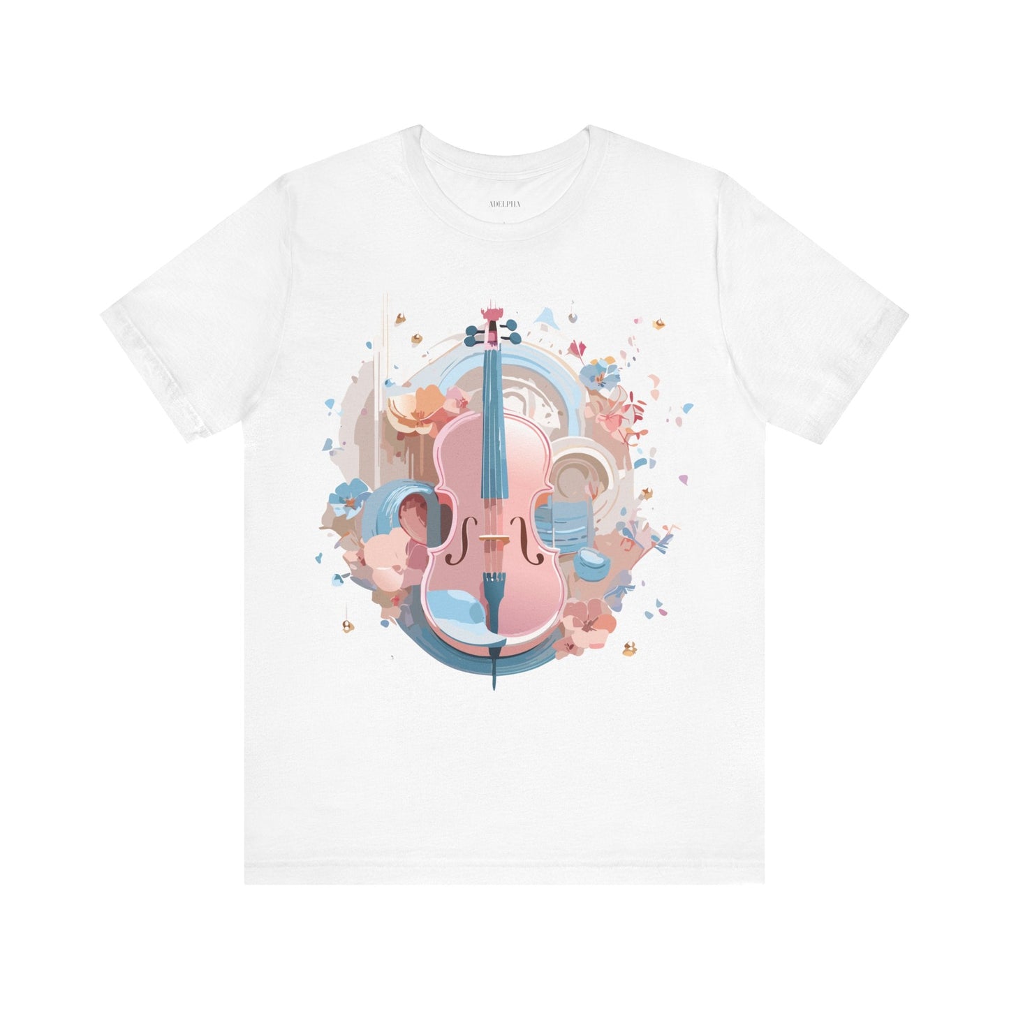 Music Graphic Tee Unisex Jersey Short Sleeve By Adelpha Vintage Inspired Artwork