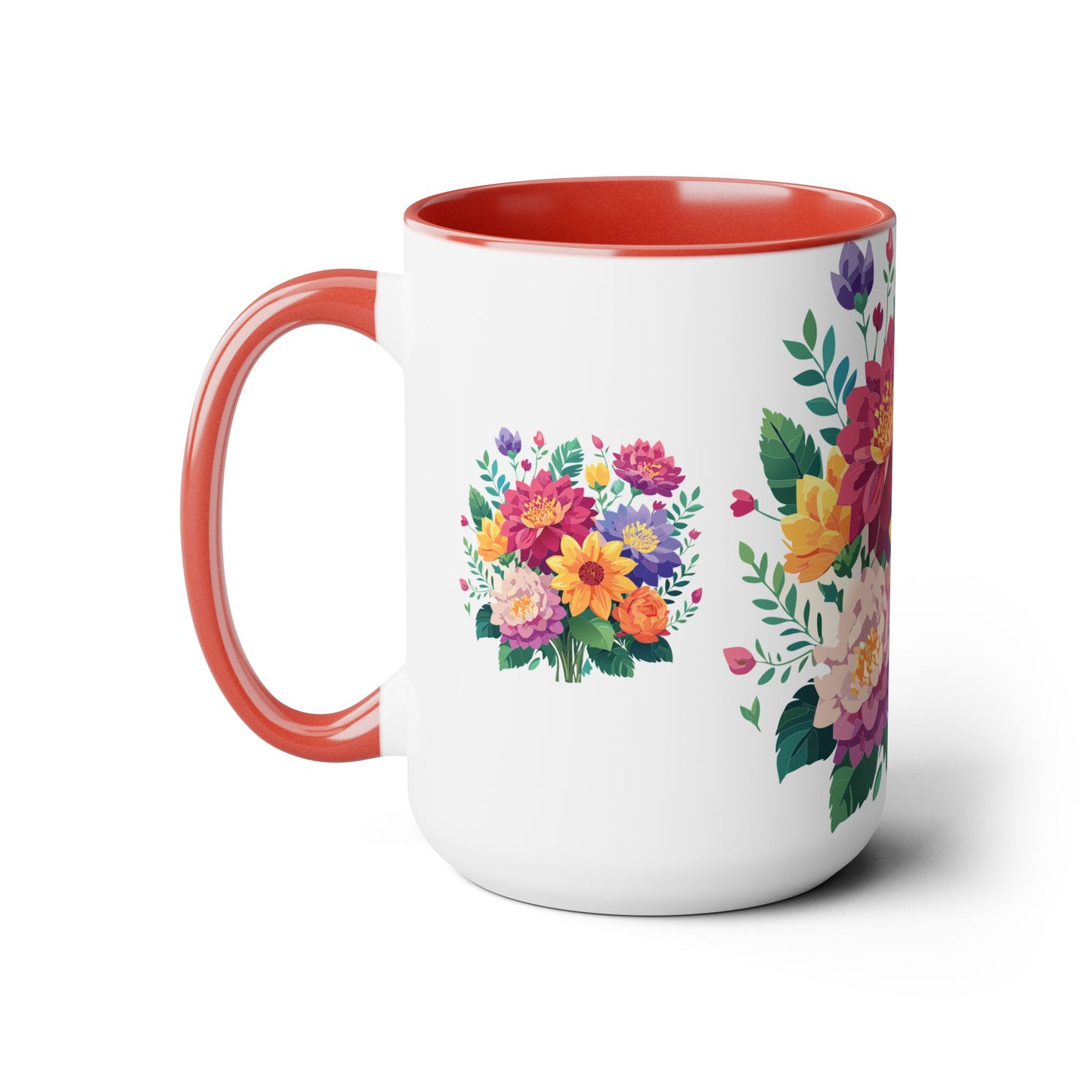 Floral Mug, Floral Cup