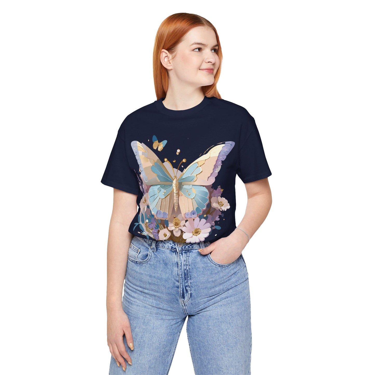 Adelpha Butterfly Graphic Tee Unisex Jersey Short Sleeve Shirt