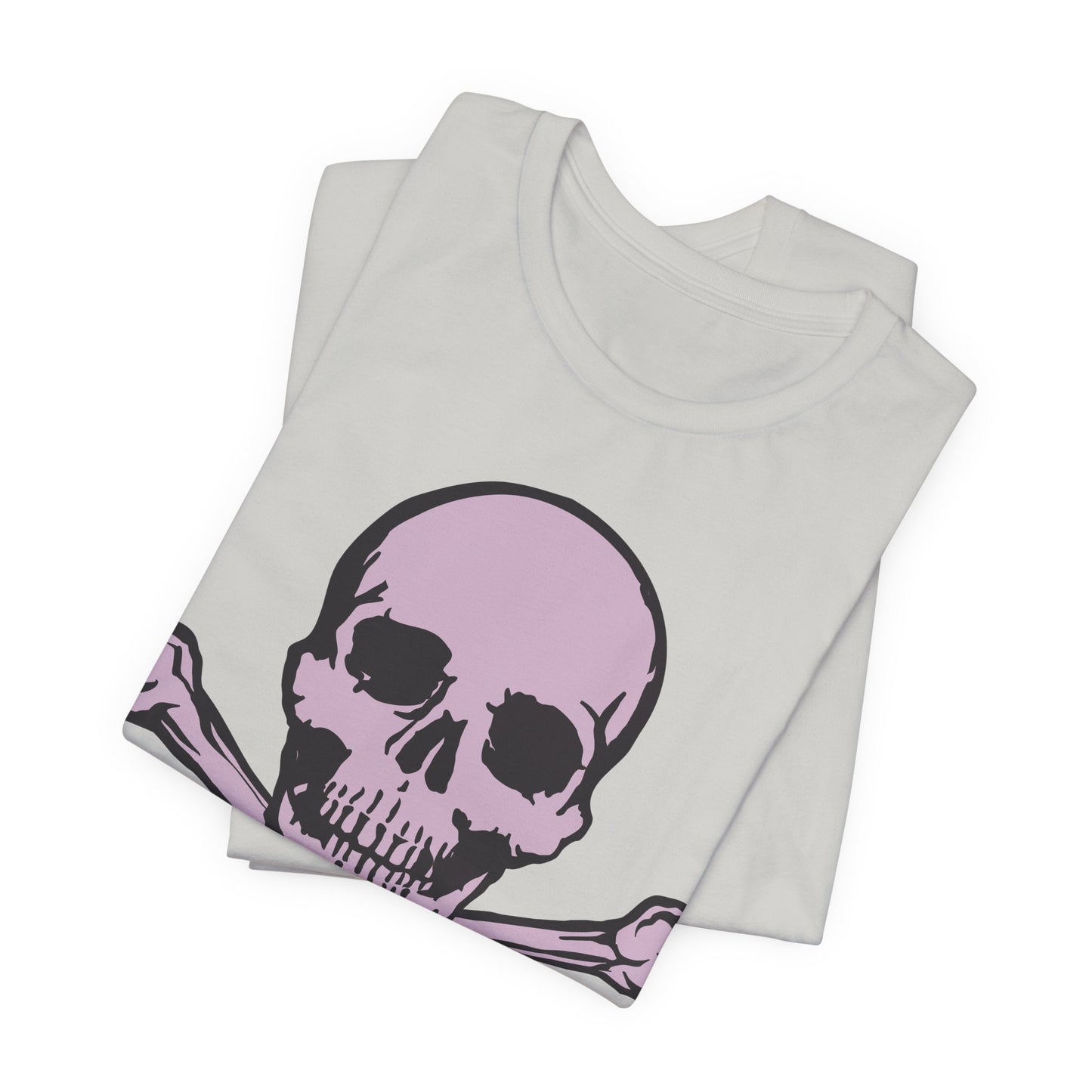 2-Pink Skull Graphic Design Tee, Skull Shirt, Vintage Tees, Art Design T-Shirt, Vintage Graphic Tee, Art Shirts with Skulls