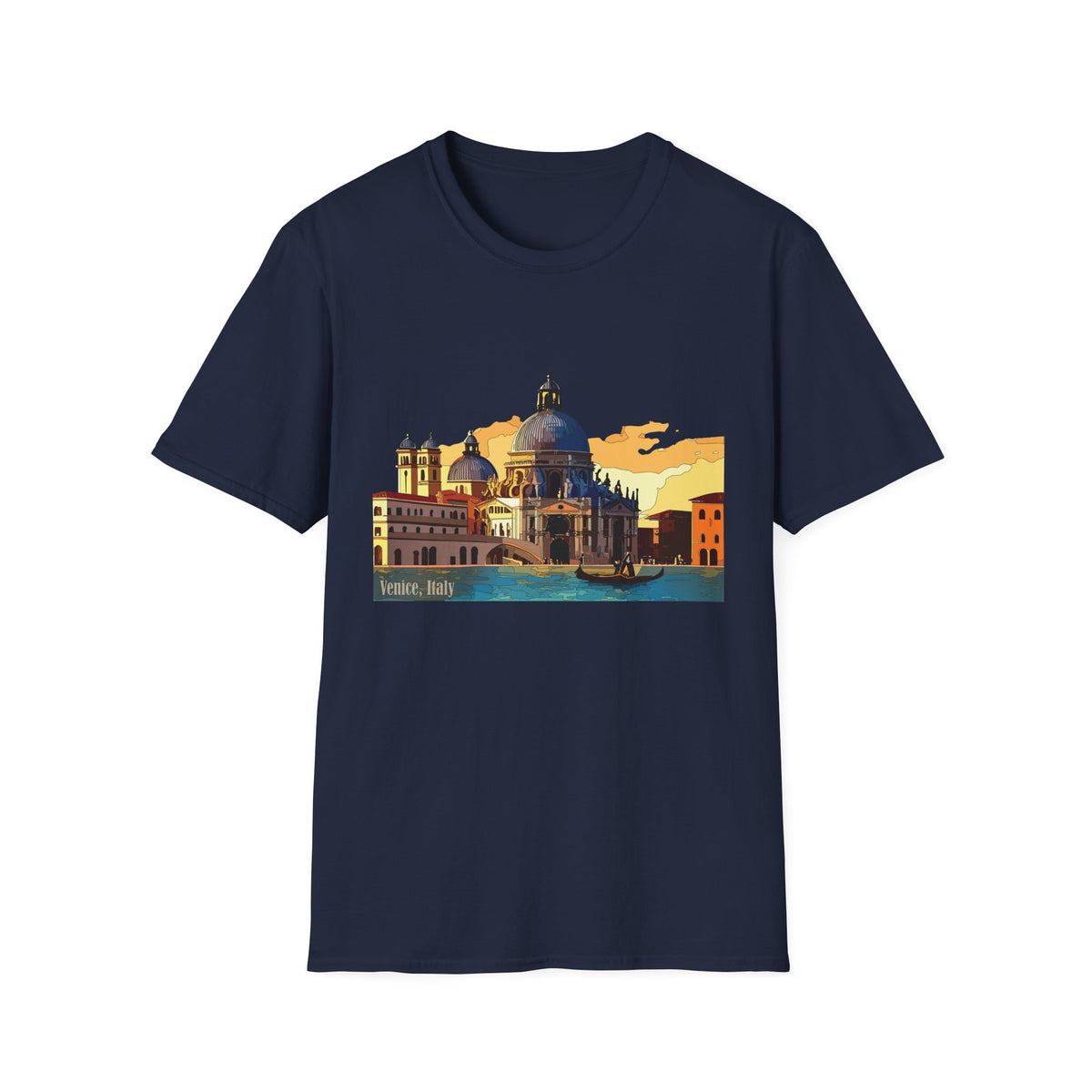 Venice Sunset Basilica T-Shirt | Italian Cityscape Tee