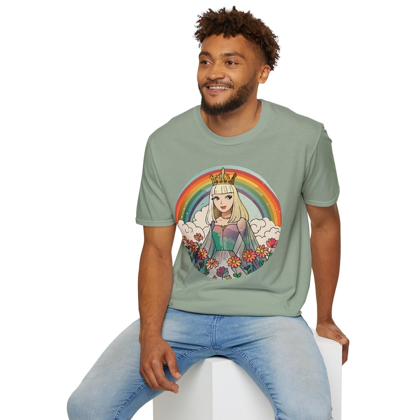 Womens Graphic T Shirt Art Design Tee Softstyle 100 Percent Ring Spun Cotton Comfort