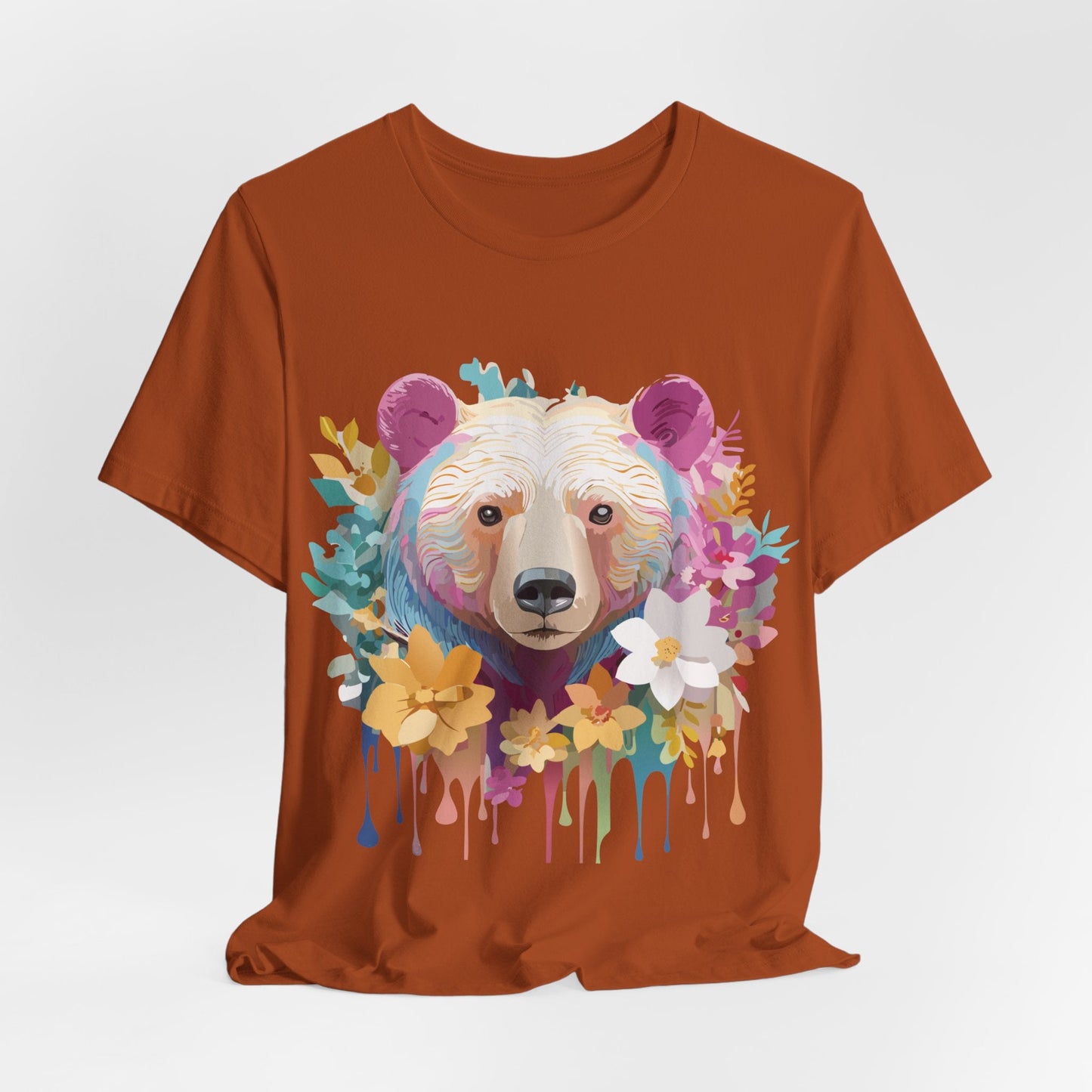 Bear Graphic Tee Unisex Vintage Inspired Artwork Adelpha Premium Collection