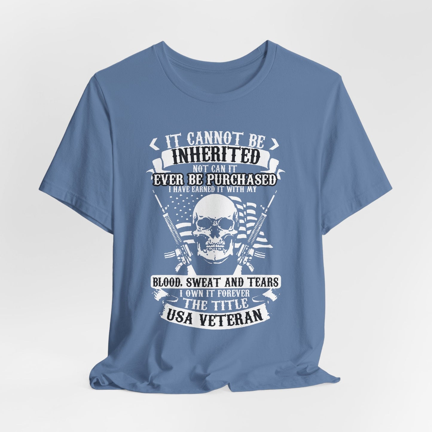 Army Veteran Patriotic Graphic Design Unisex Cotton T-Shirt v54