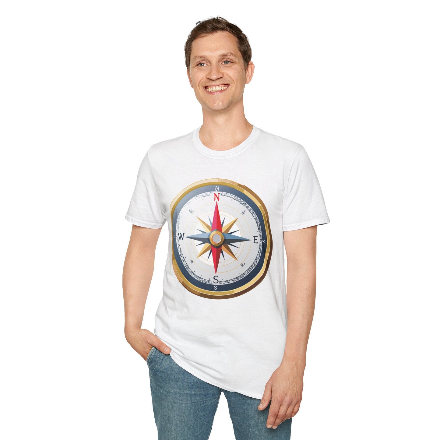 Compass Navigator Graphic Tee Unisex 100 Cotton 22