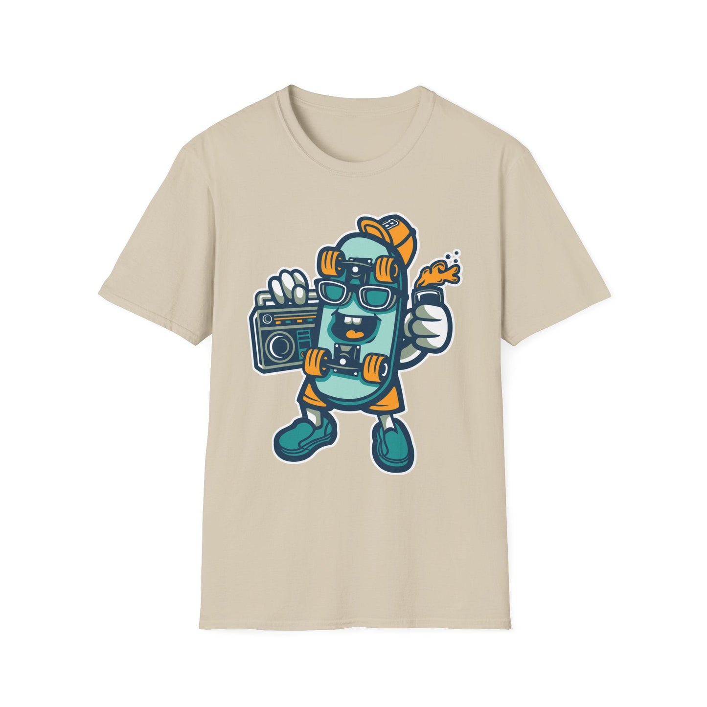 Cartoon Animation T Shirt Unisex Funny Tee Gildan Softstyle 64000 Ring Spun Cotton
