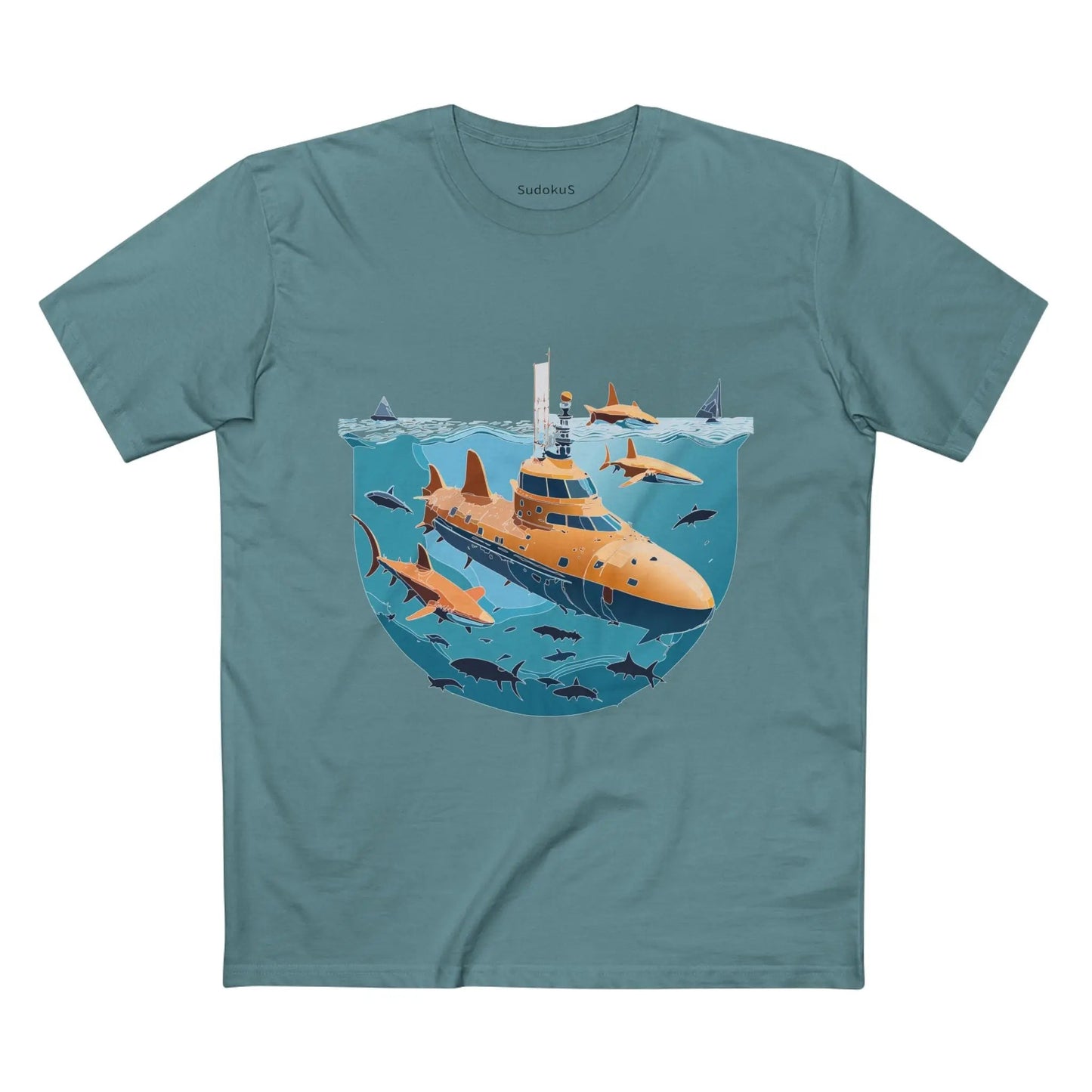 Ocean Coast Graphic Unisex 100 Cotton Staple Tee 18
