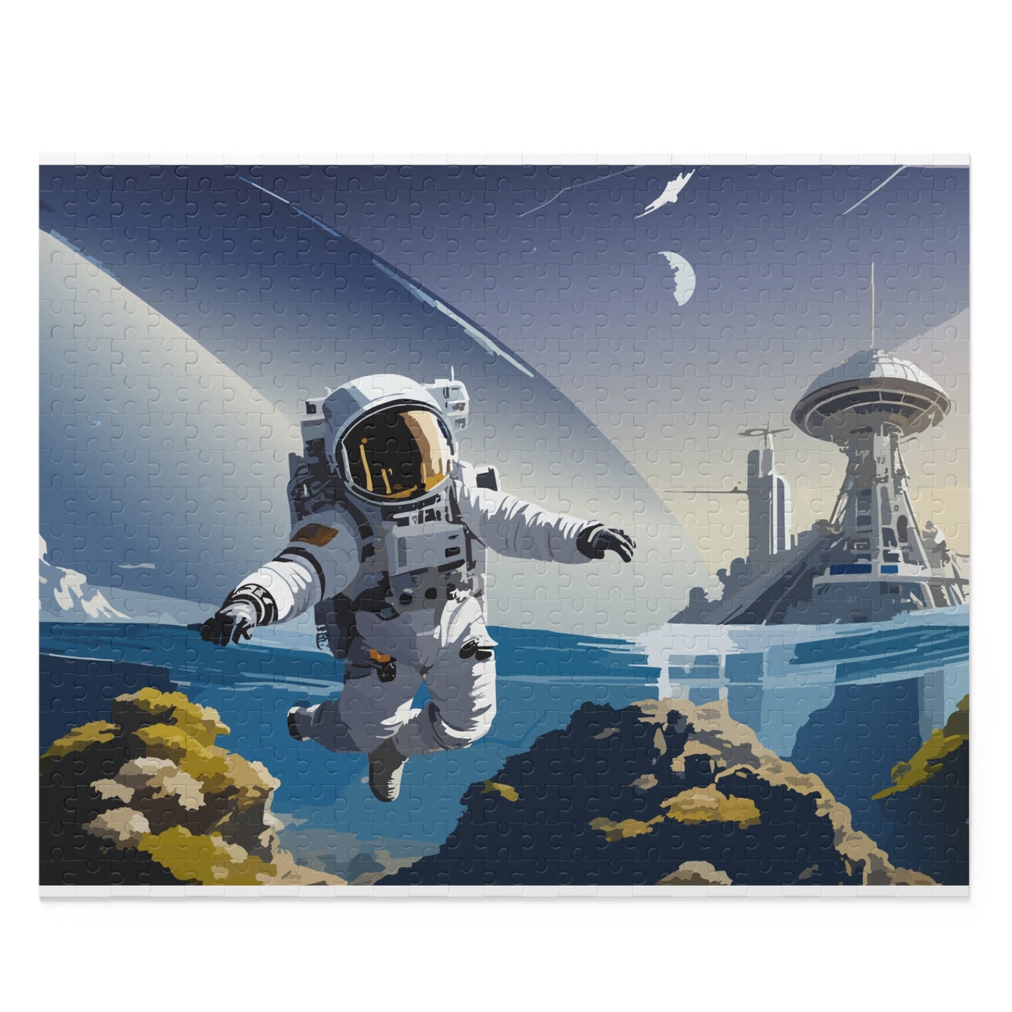 Astronaut Puzzle 500-Chipboard Pieces in Box | Kids Puzzles Size: 16" x 20",  Ages 9+ and Family pn46