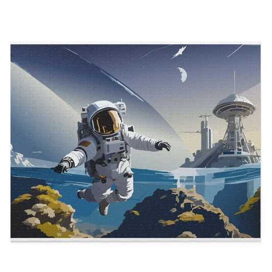 Astronaut Puzzle 500-Chipboard Pieces in Box | Kids Puzzles Size: 16" x 20",  Ages 9+ and Family pn46