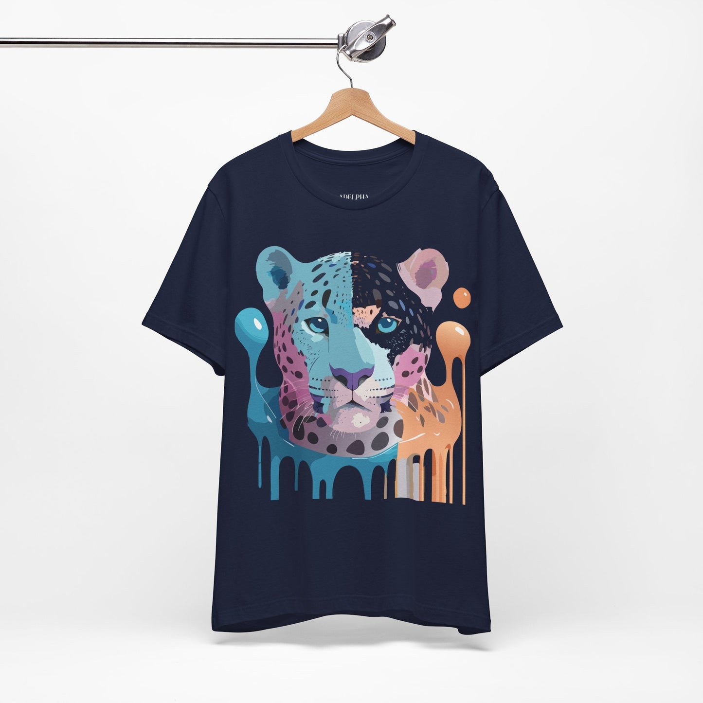 Cheetah Graphic Unisex 100 Cotton Artwork Tee 7