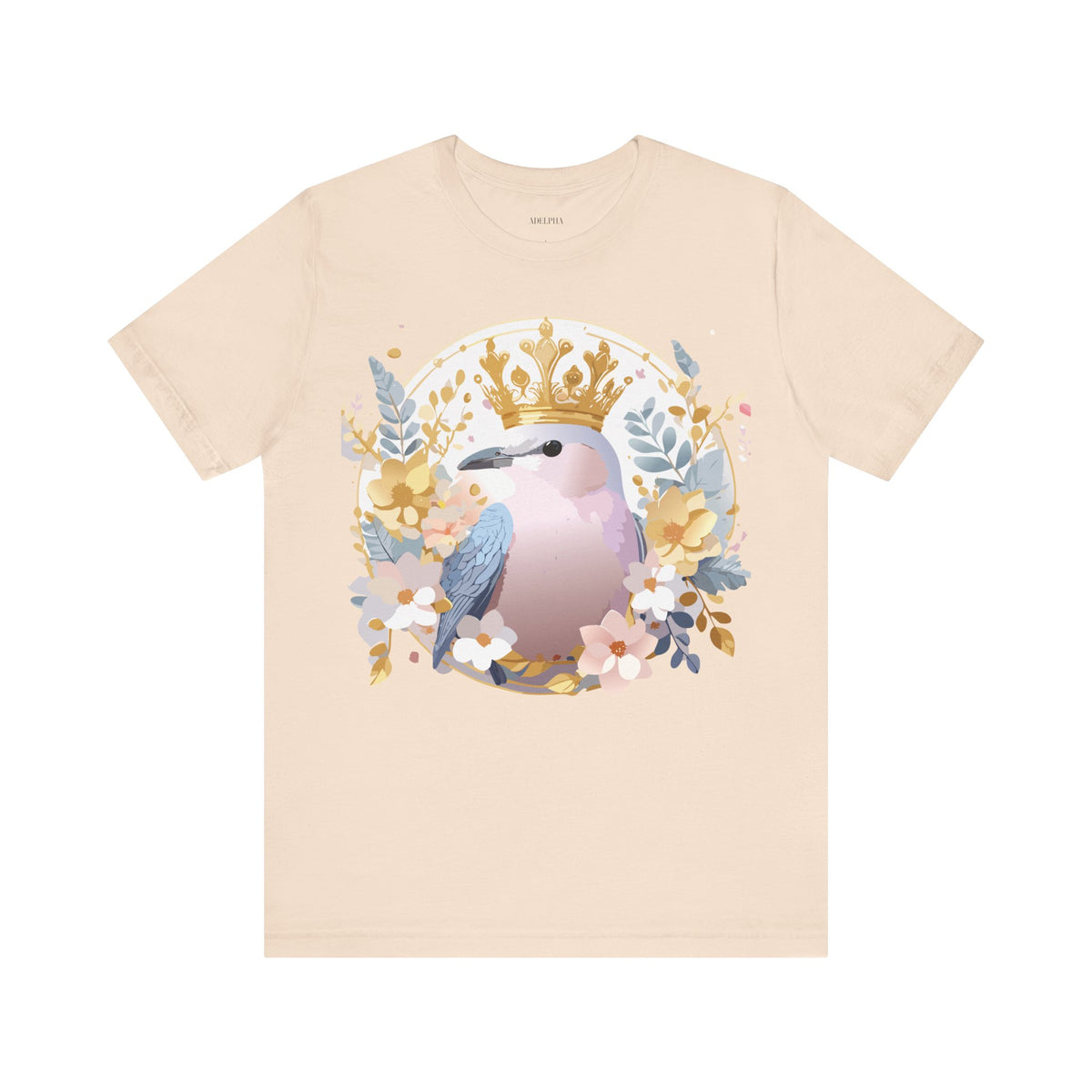 Medallion Graphic Unisex Cotton Bella+Canvas Tee with Art Design d49